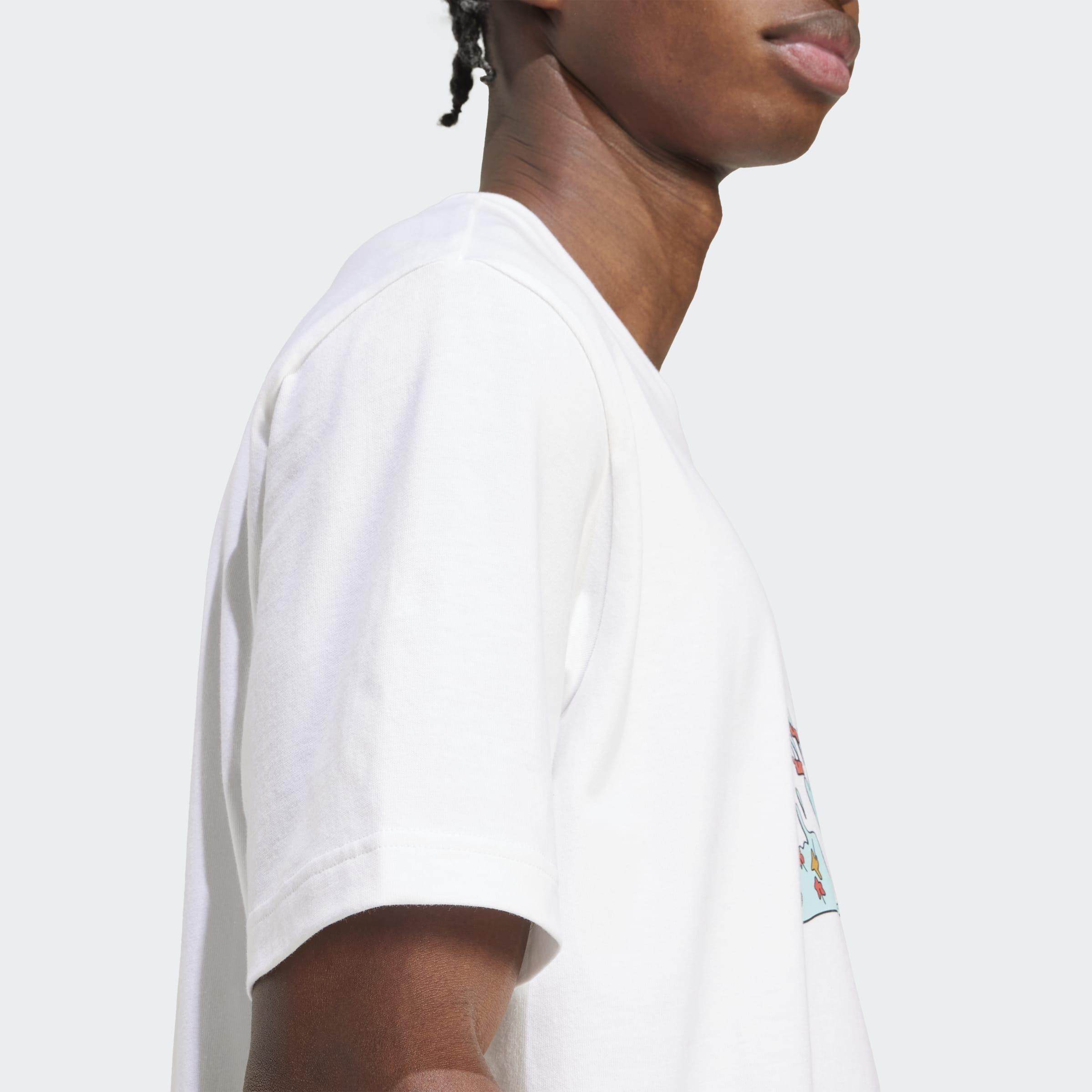 Doodle Hunt Bike Graphic T-Shirt, White, A901_ONE, large image number 2