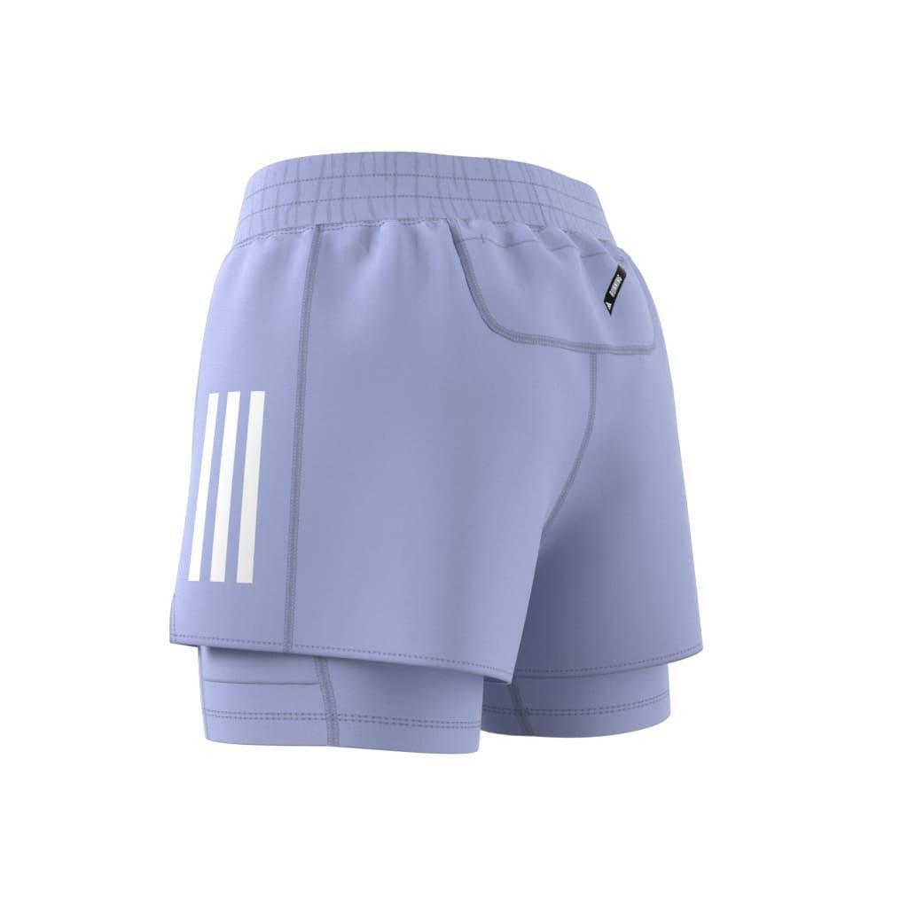 Own The Run Climacool 2-In-1 Shorts, Purple, A901_ONE, large image number 12