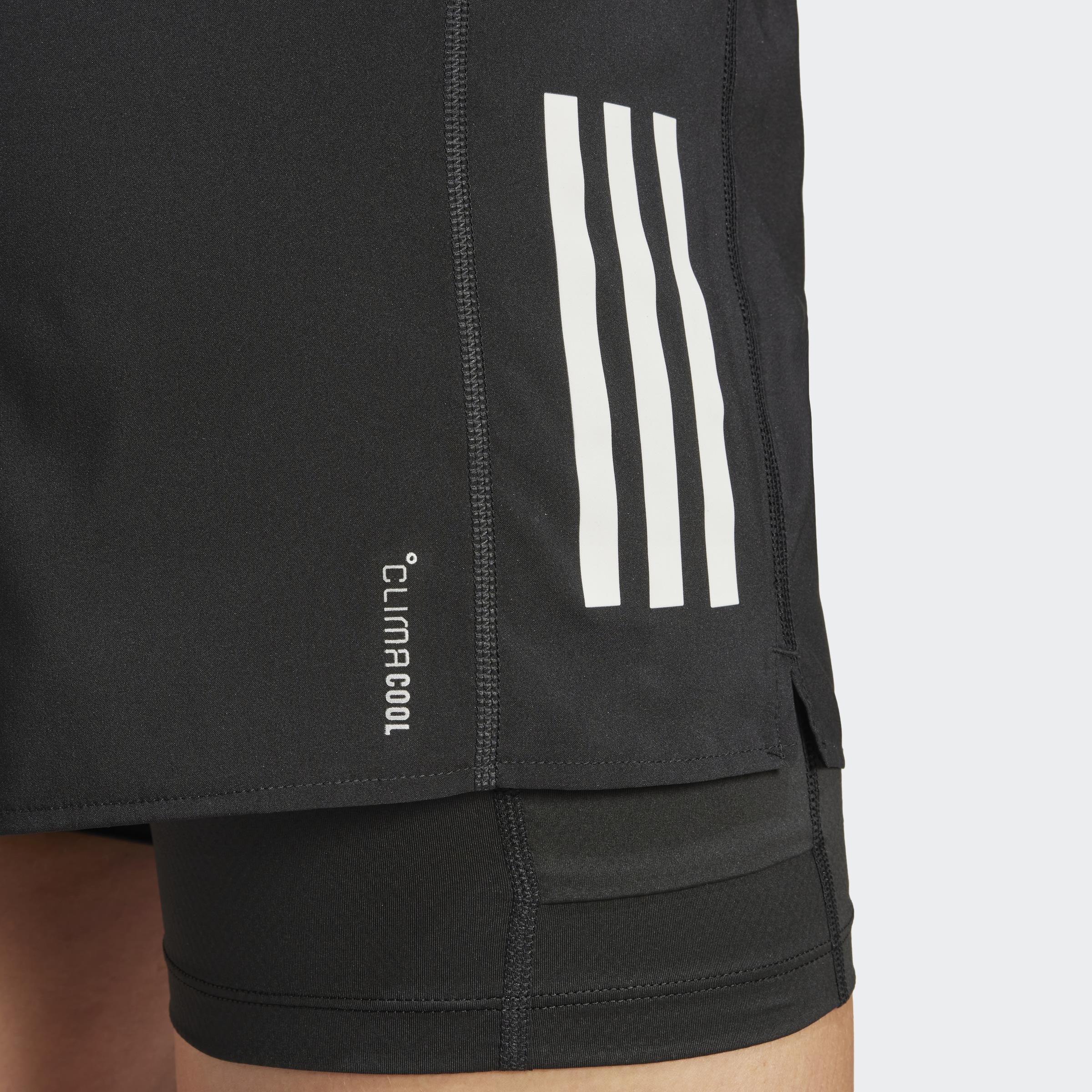 Own The Run Climacool 2-In-1 Shorts, Black, A901_ONE, large image number 3