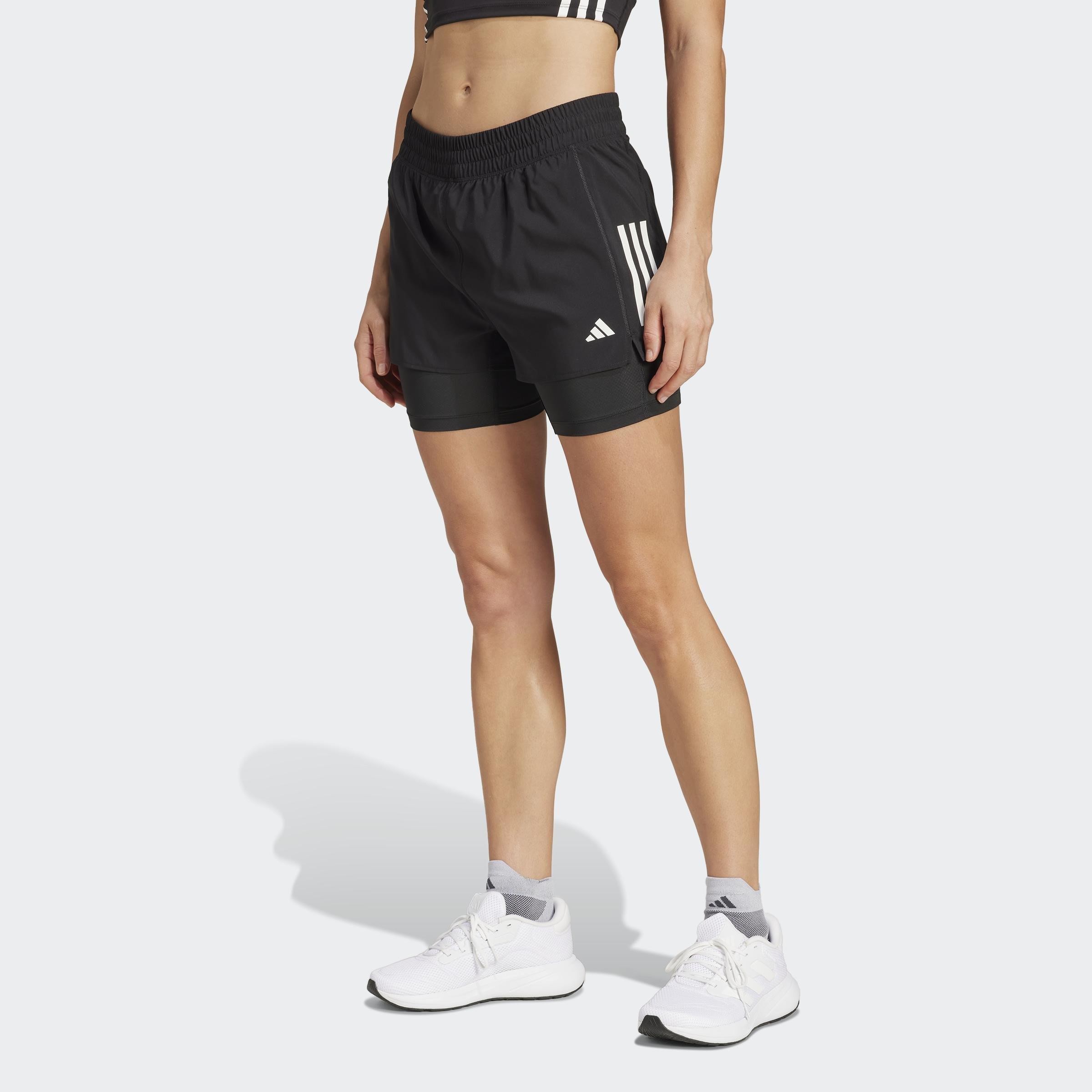 Own The Run Climacool 2-In-1 Shorts, Black, A901_ONE, large image number 4