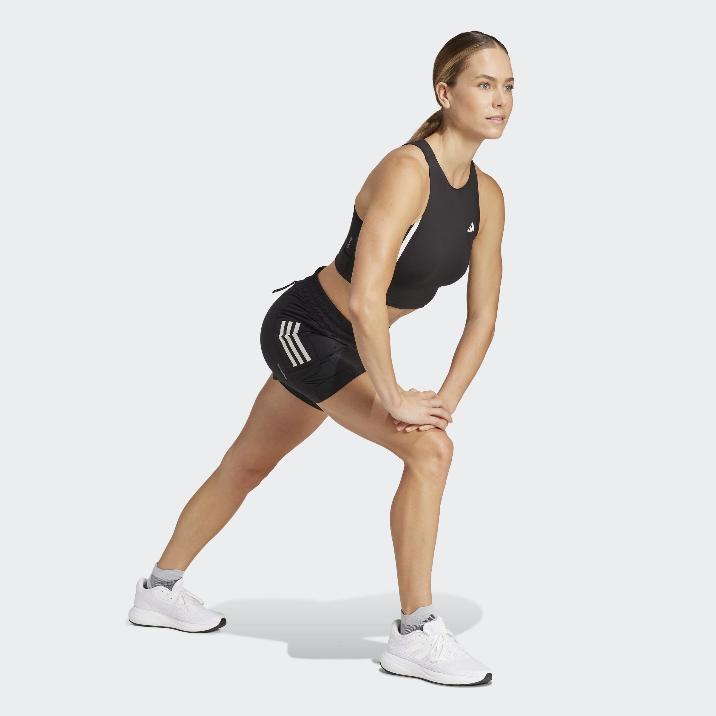 Own The Run Climacool 2-In-1 Shorts, Black, A901_ONE, large image number 5