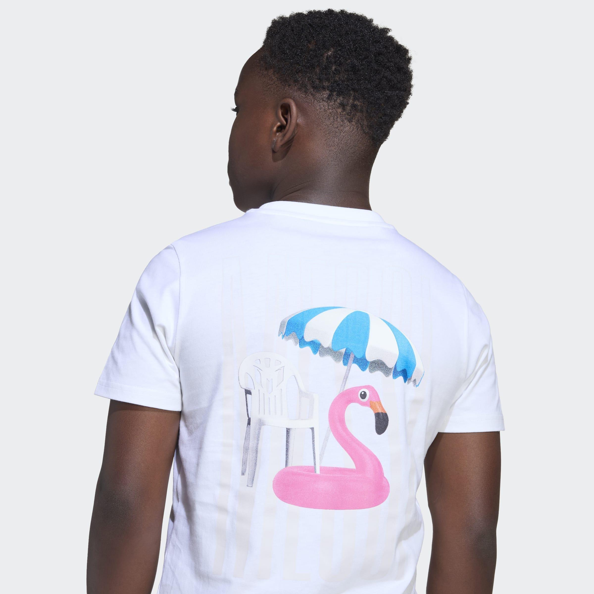 Kids Messi Icon Graphic T-Shirt, White, A901_ONE, large image number 4