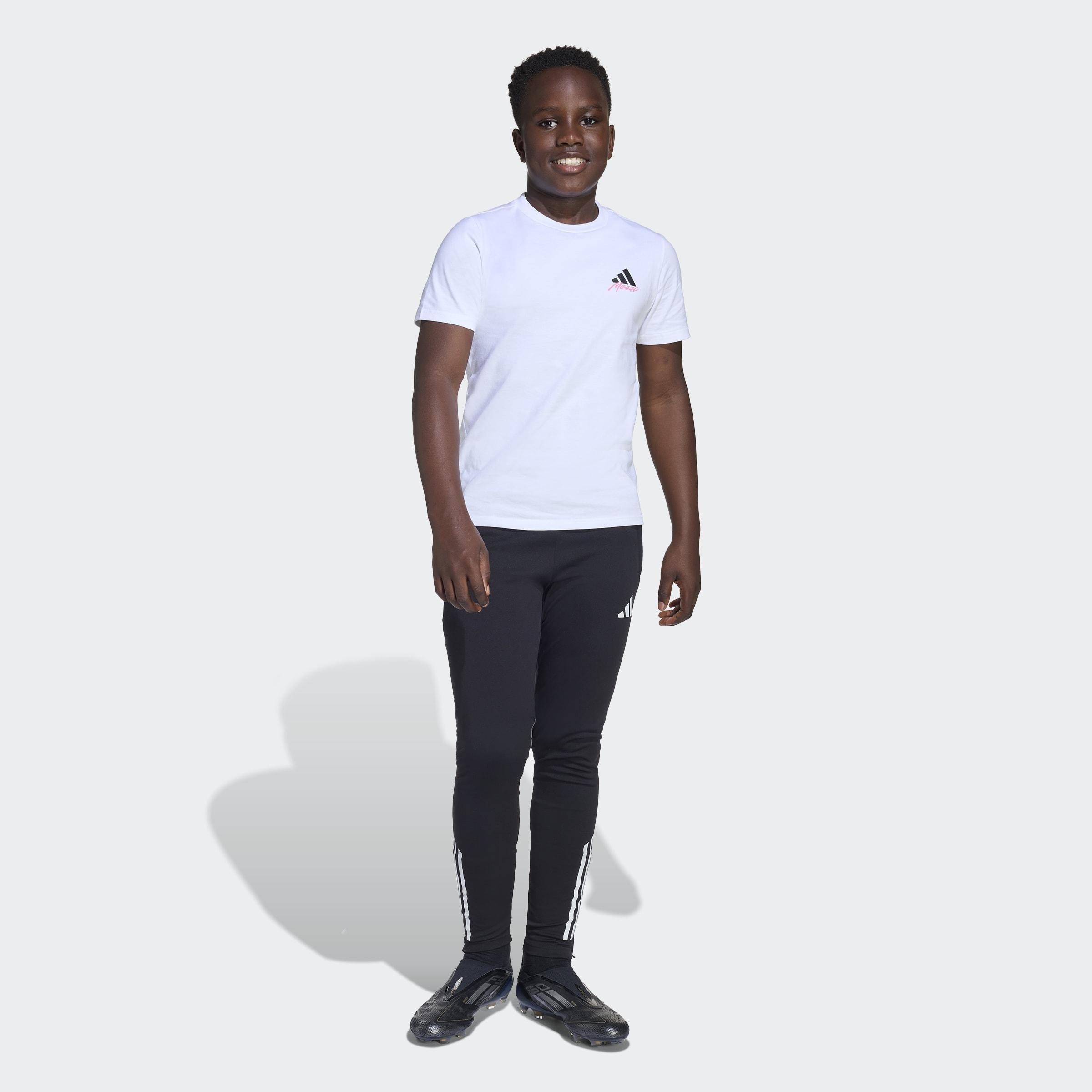Kids Messi Icon Graphic T-Shirt, White, A901_ONE, large image number 6