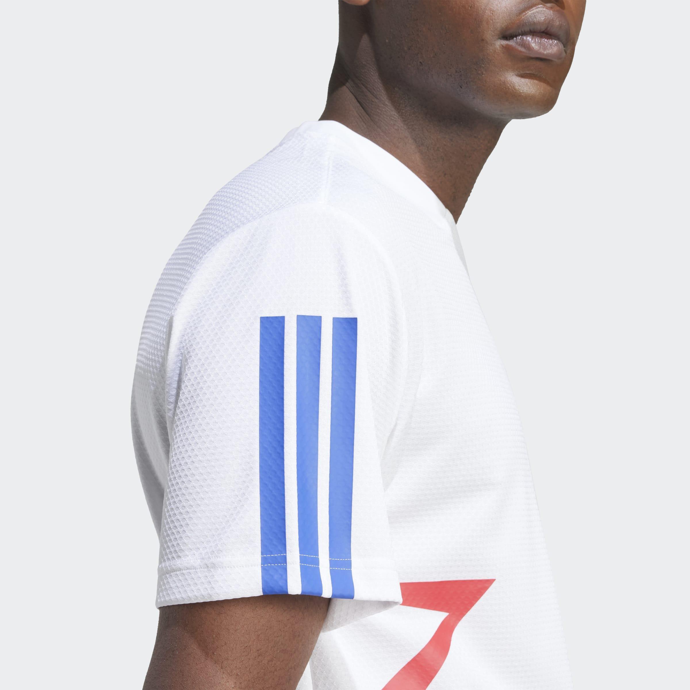 House Of Tiro Colourblock T-Shirt, White, A901_ONE, large image number 2