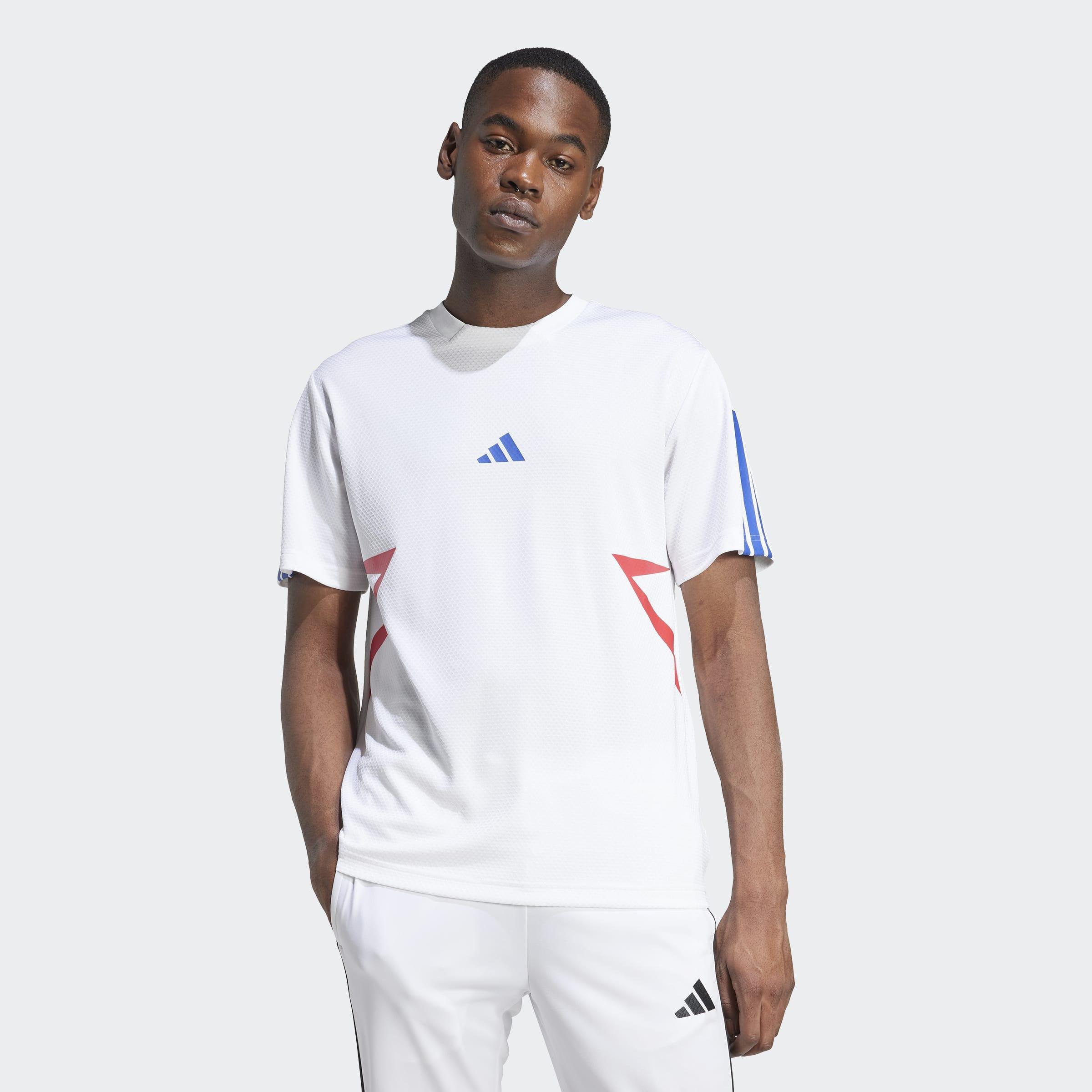 House Of Tiro Colourblock T-Shirt, White, A901_ONE, large image number 3