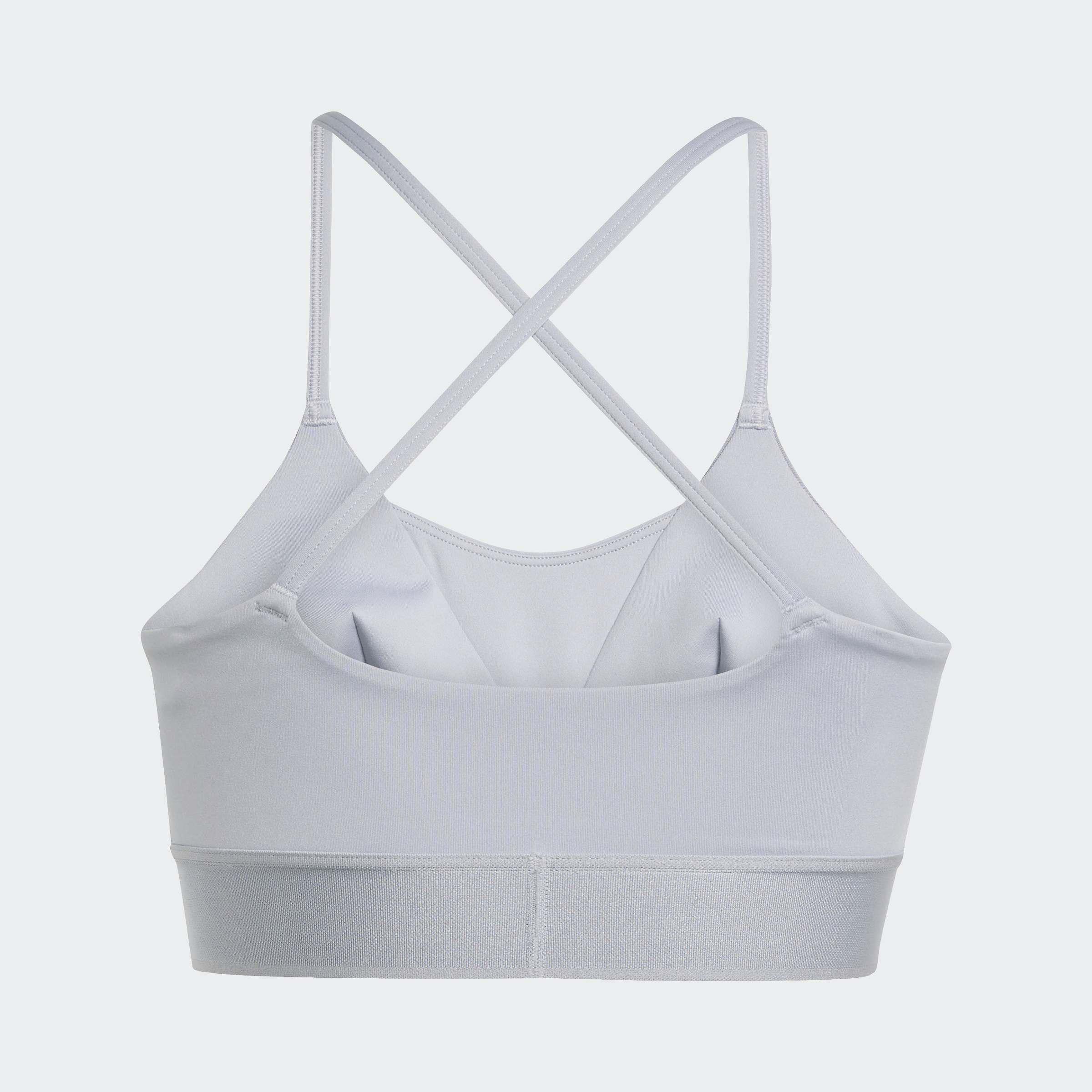 Hyperglam Shine Bralette, Grey, A901_ONE, large image number 2