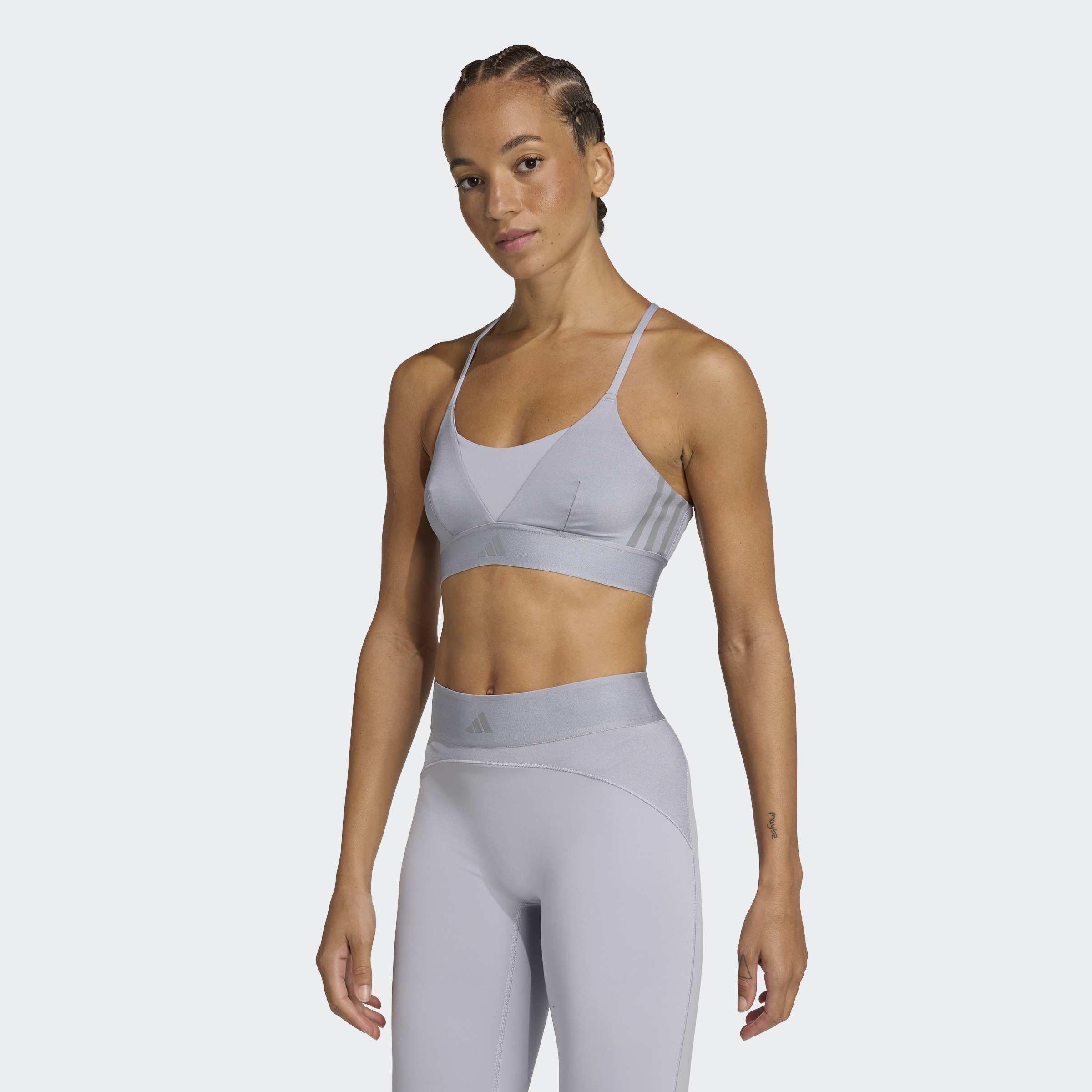 Hyperglam Shine Bralette, Grey, A901_ONE, large image number 6