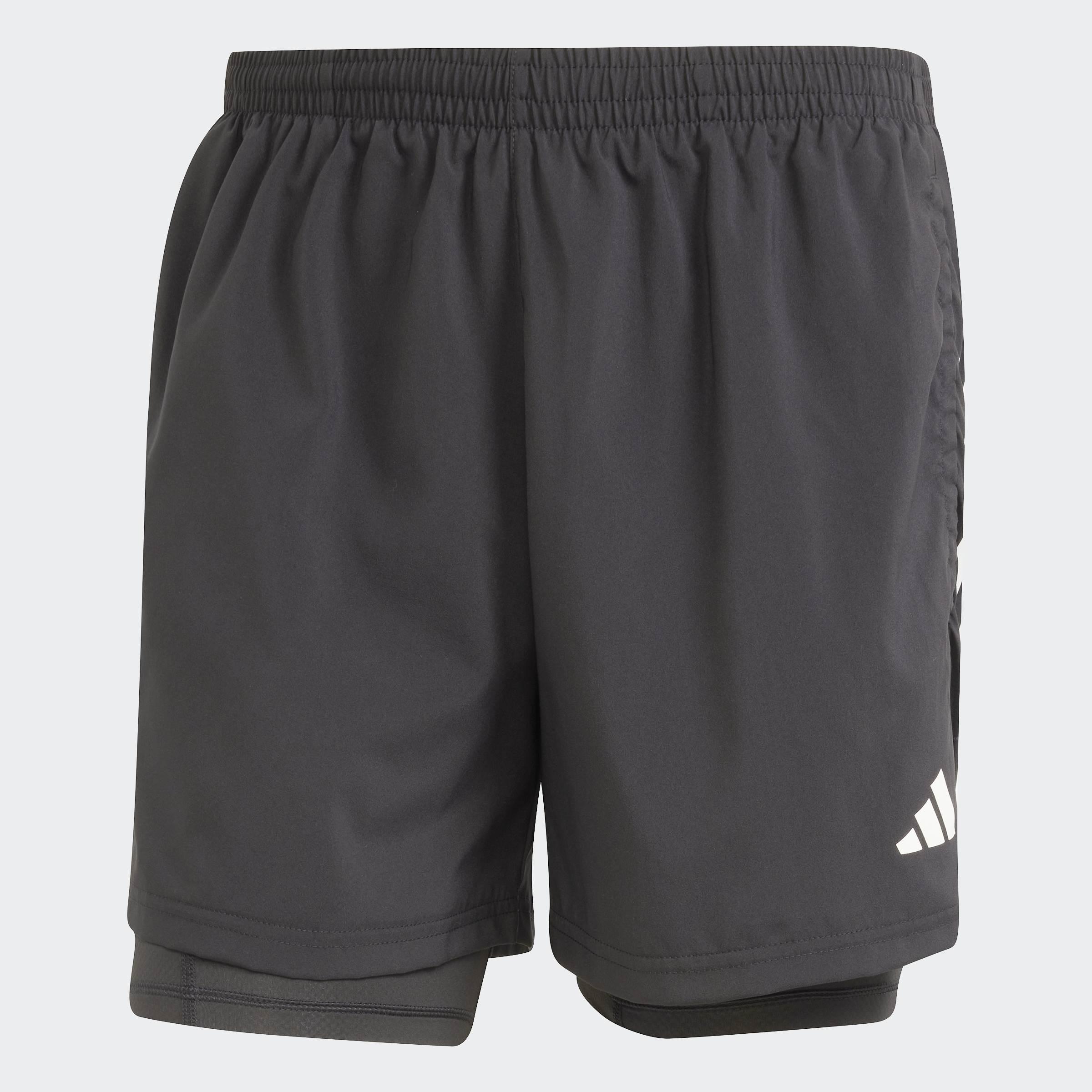 Own The Run Climacool 2-In-1 5-Pocket Shorts, Black, A901_ONE, large image number 0