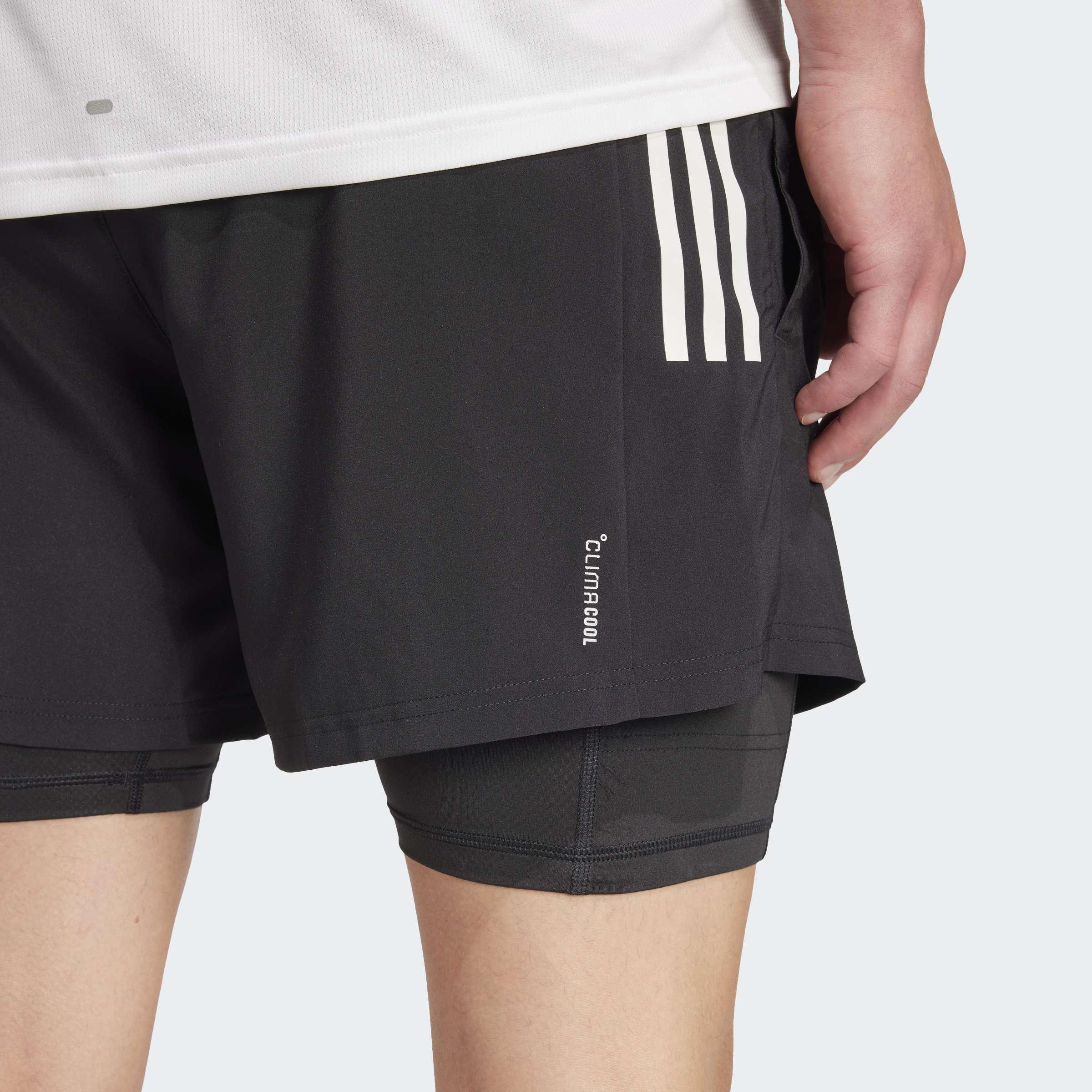 Own The Run Climacool 2-In-1 5-Pocket Shorts, Black, A901_ONE, large image number 2