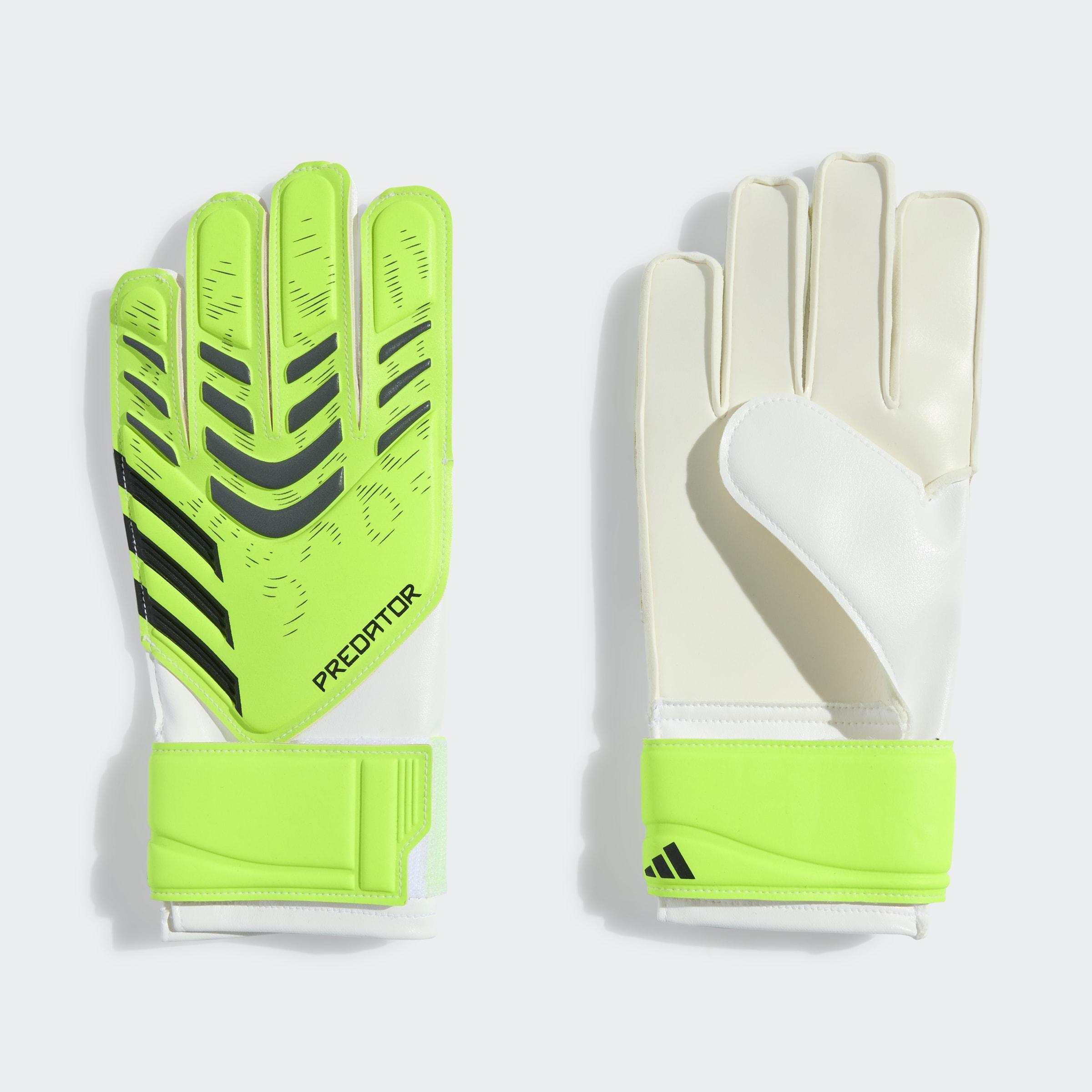 Kids Unisex Predator Training Goalkeeper Gloves, Green, A901_ONE, medium