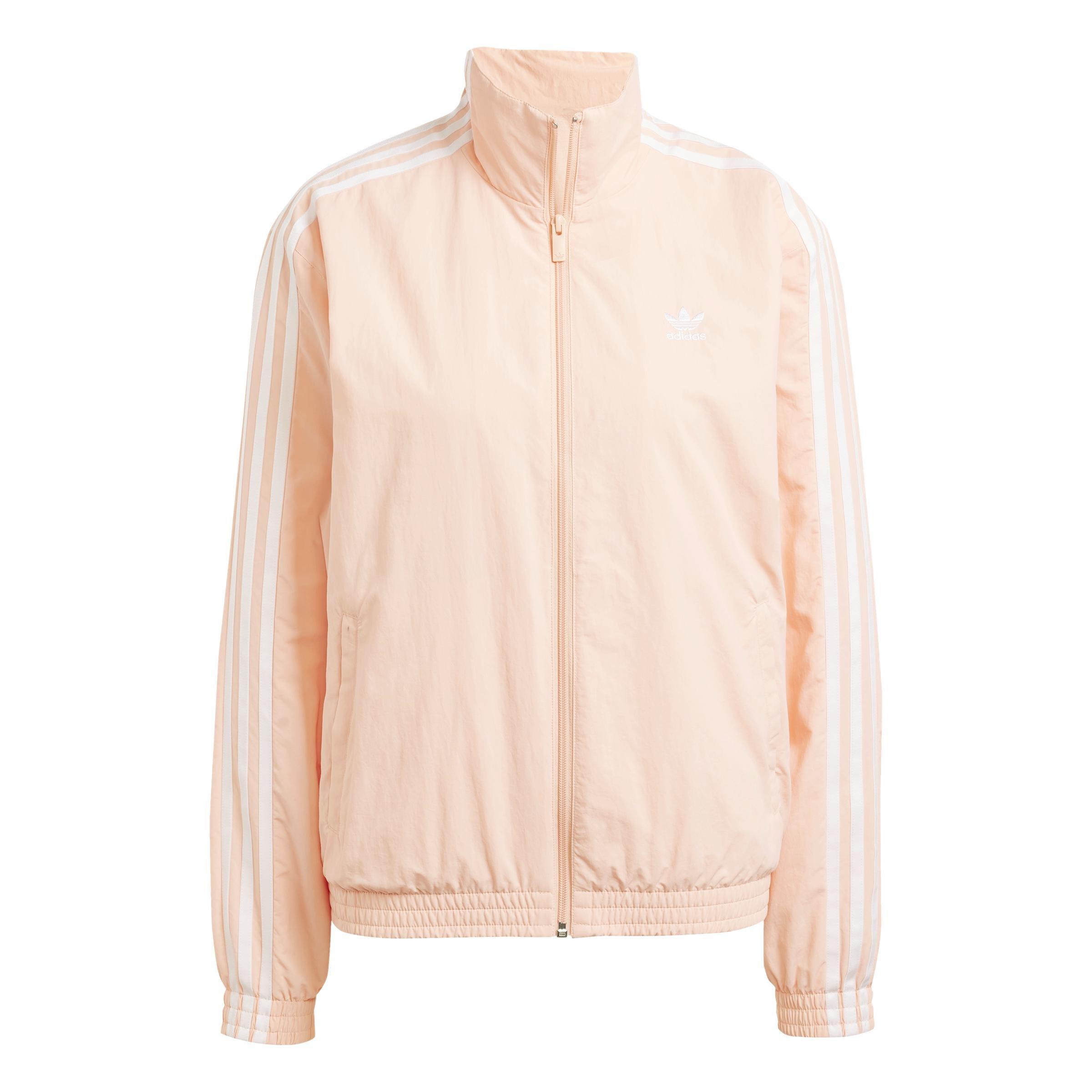 adidas Originals Woven Track Top, Pink, A901_ONE, large image number 0