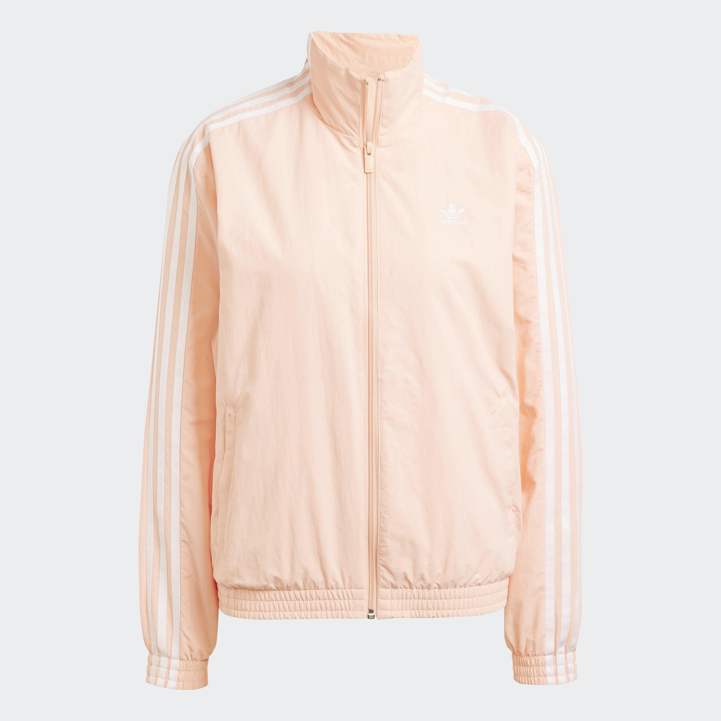 adidas Originals Woven Track Top, Pink, A901_ONE, large image number 1