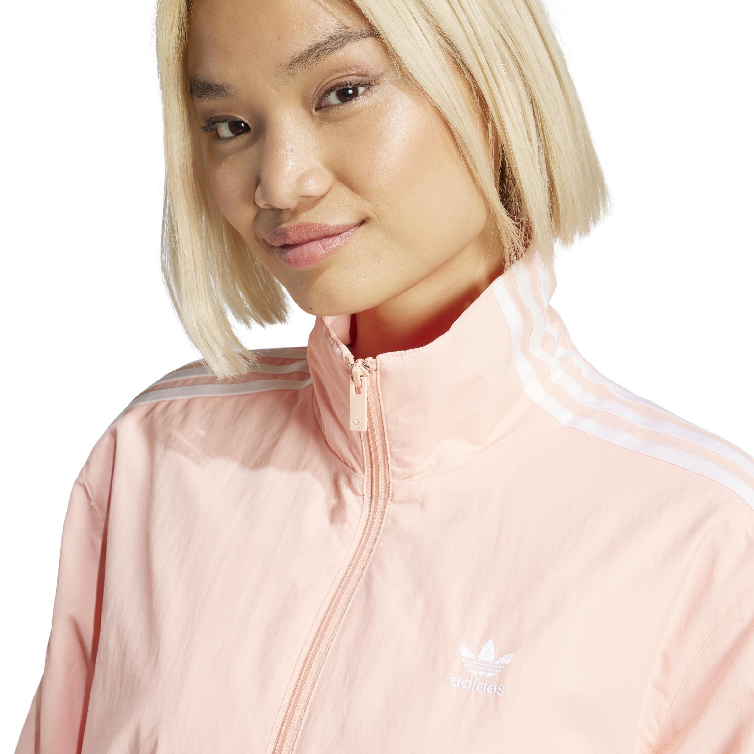 adidas Originals Woven Track Top, Pink, A901_ONE, large image number 4