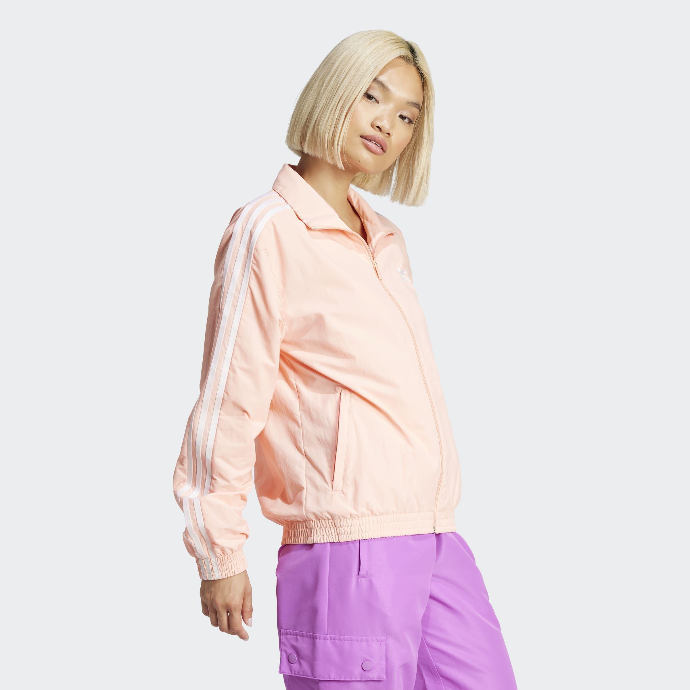 adidas Originals Woven Track Top, Pink, A901_ONE, large image number 11