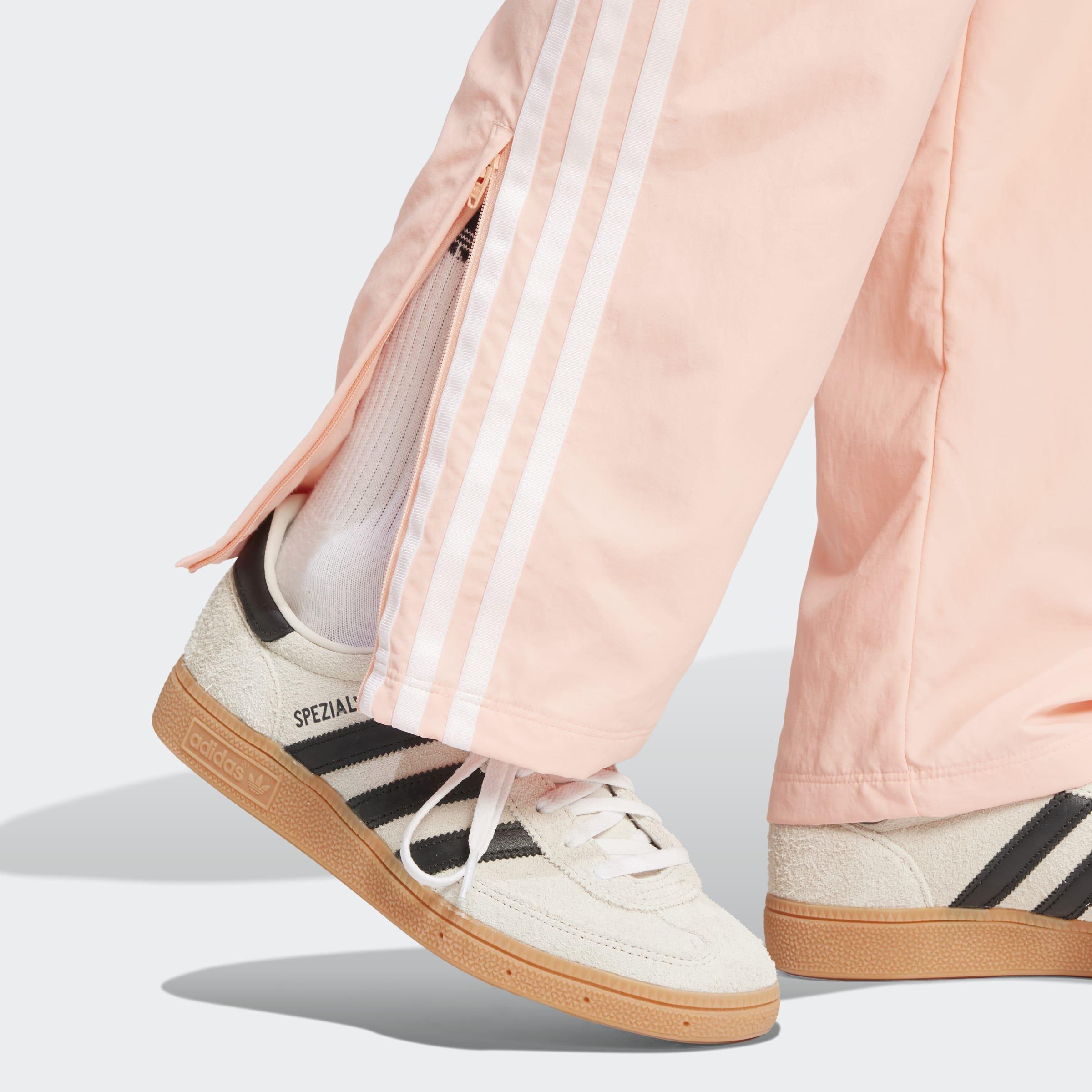 adidas Originals Woven Track Tracksuit Bottoms, Pink, A901_ONE, large image number 7