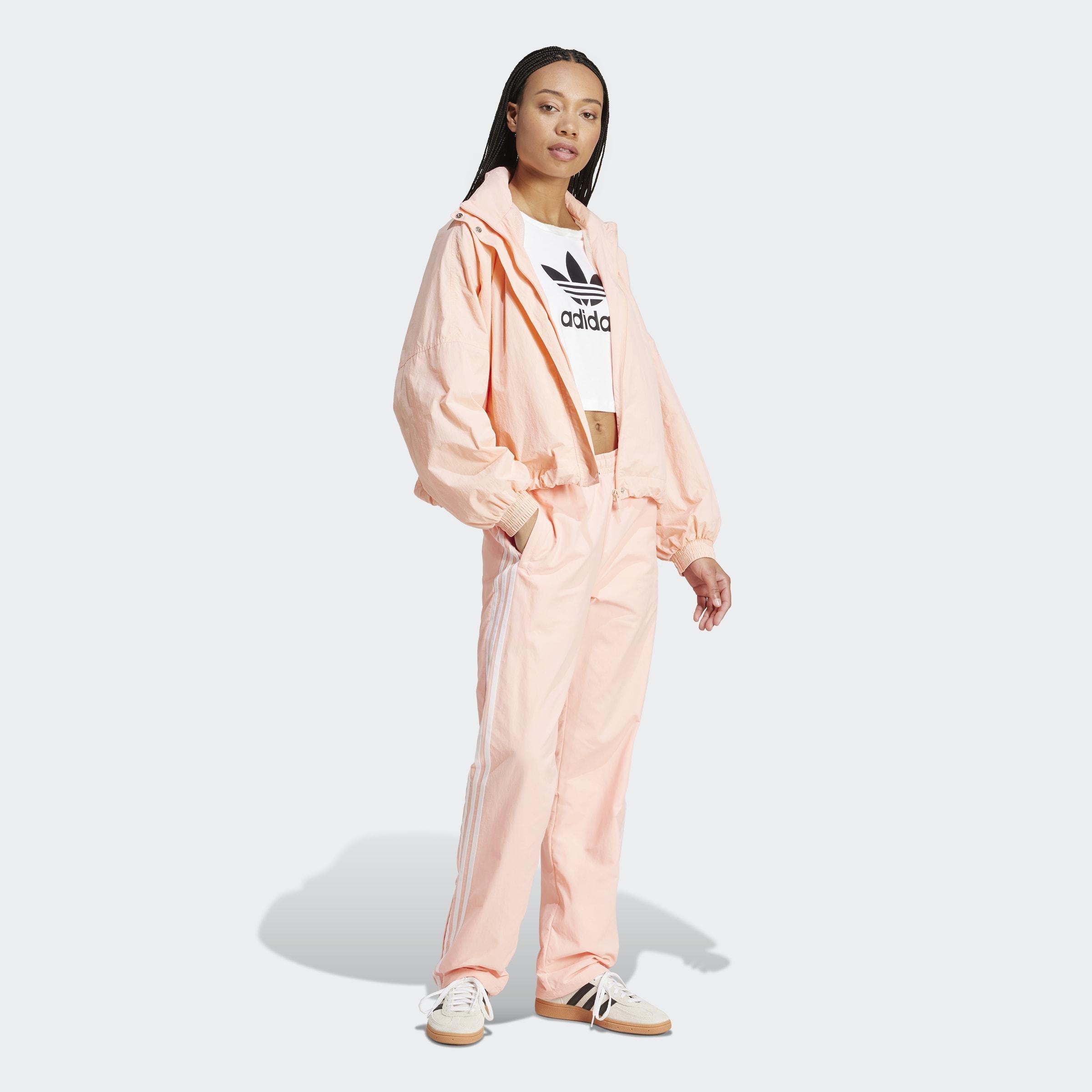 adidas Originals Woven Track Tracksuit Bottoms, Pink, A901_ONE, large image number 13