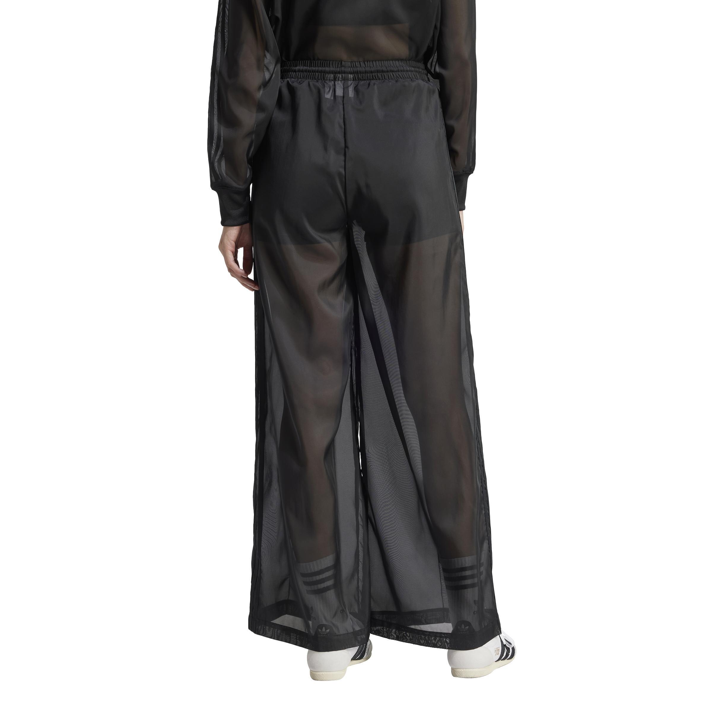 Adicolor Sheer Track Tracksuit Bottoms, Black, A901_ONE, large image number 2