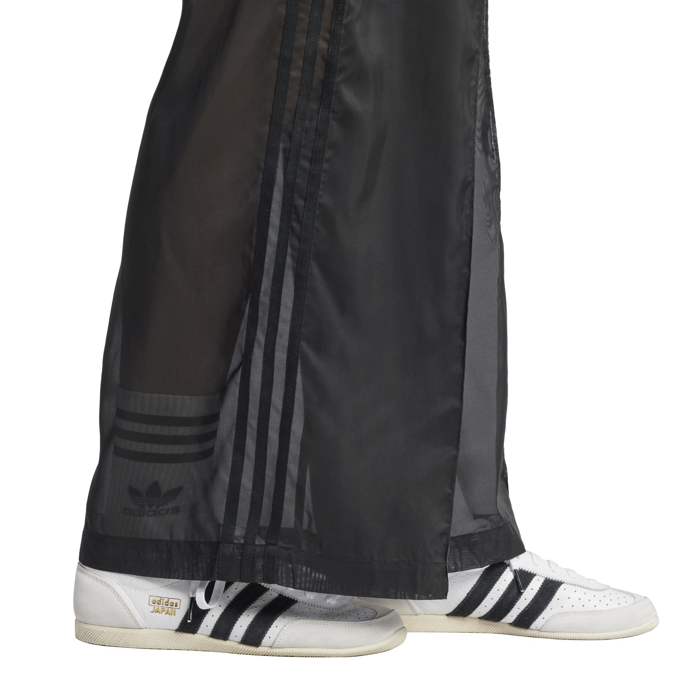 Adicolor Sheer Track Tracksuit Bottoms, Black, A901_ONE, large image number 4