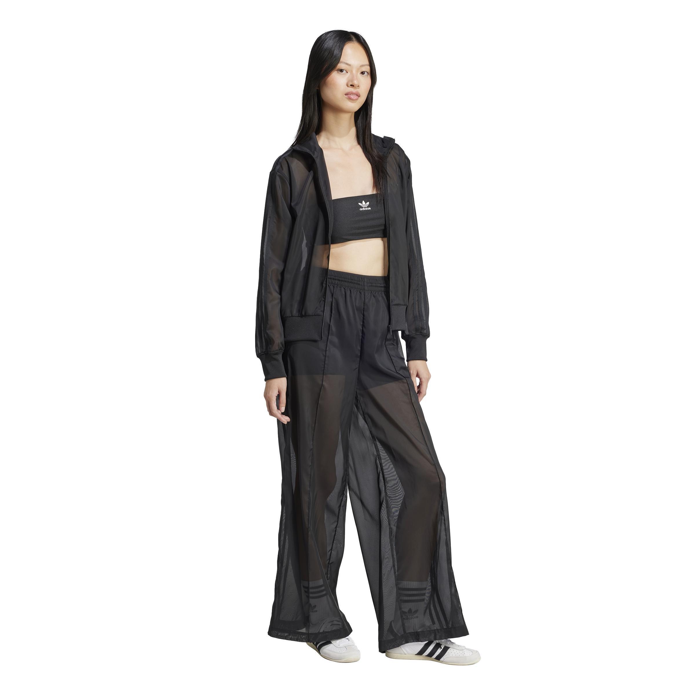 Adicolor Sheer Track Tracksuit Bottoms, Black, A901_ONE, large image number 9