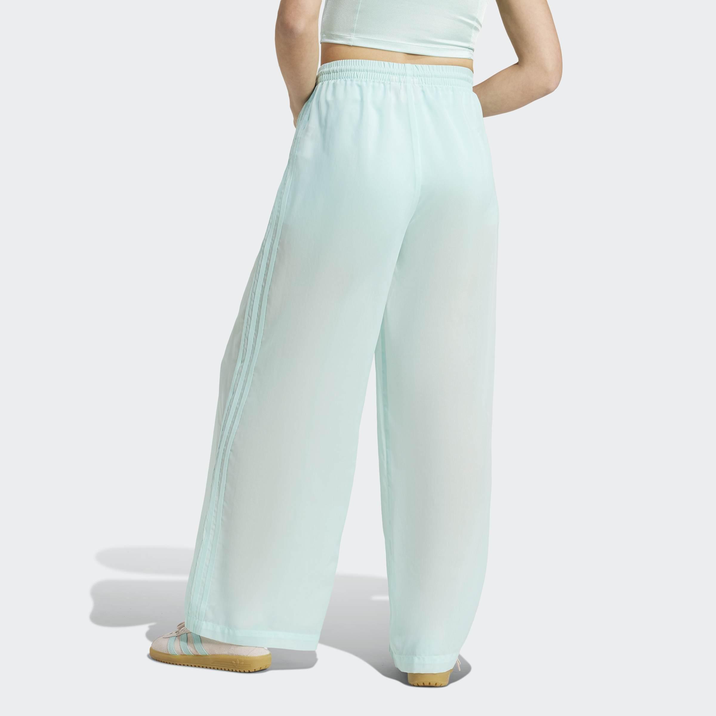 Adicolor Sheer Track Tracksuit Bottoms, Turquoise, A901_ONE, large image number 3