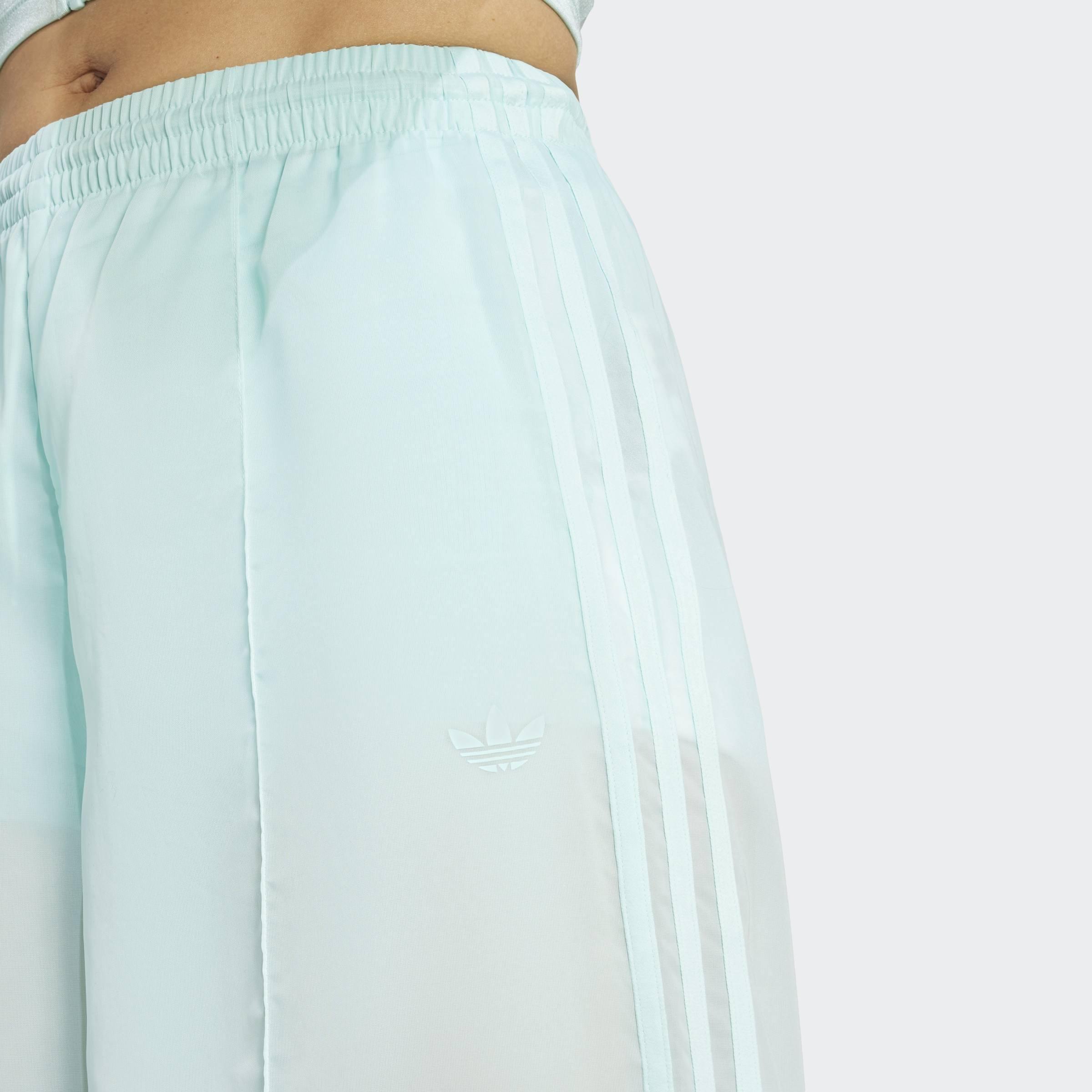 Adicolor Sheer Track Tracksuit Bottoms, Turquoise, A901_ONE, large image number 7