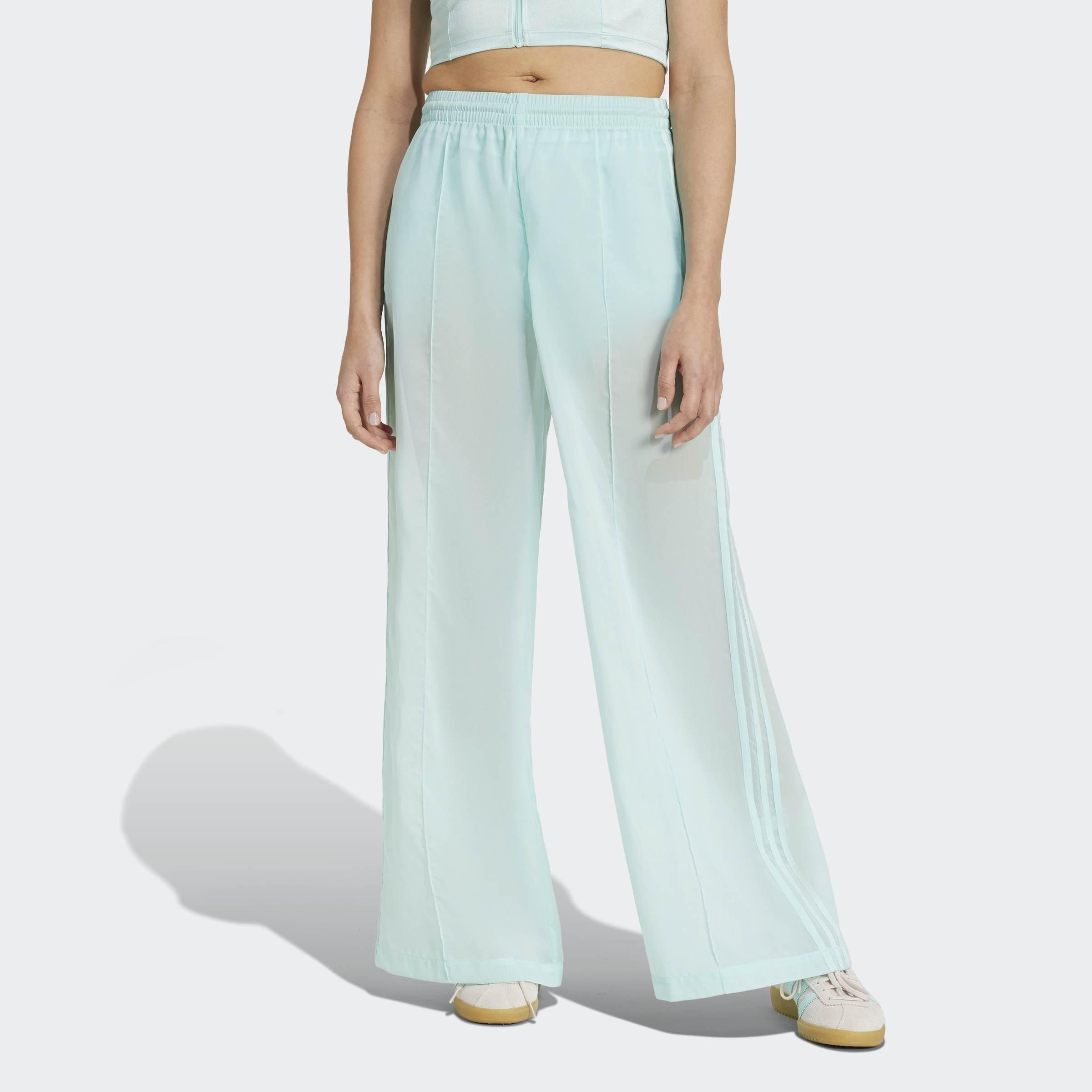 Adicolor Sheer Track Tracksuit Bottoms, Turquoise, A901_ONE, large image number 11