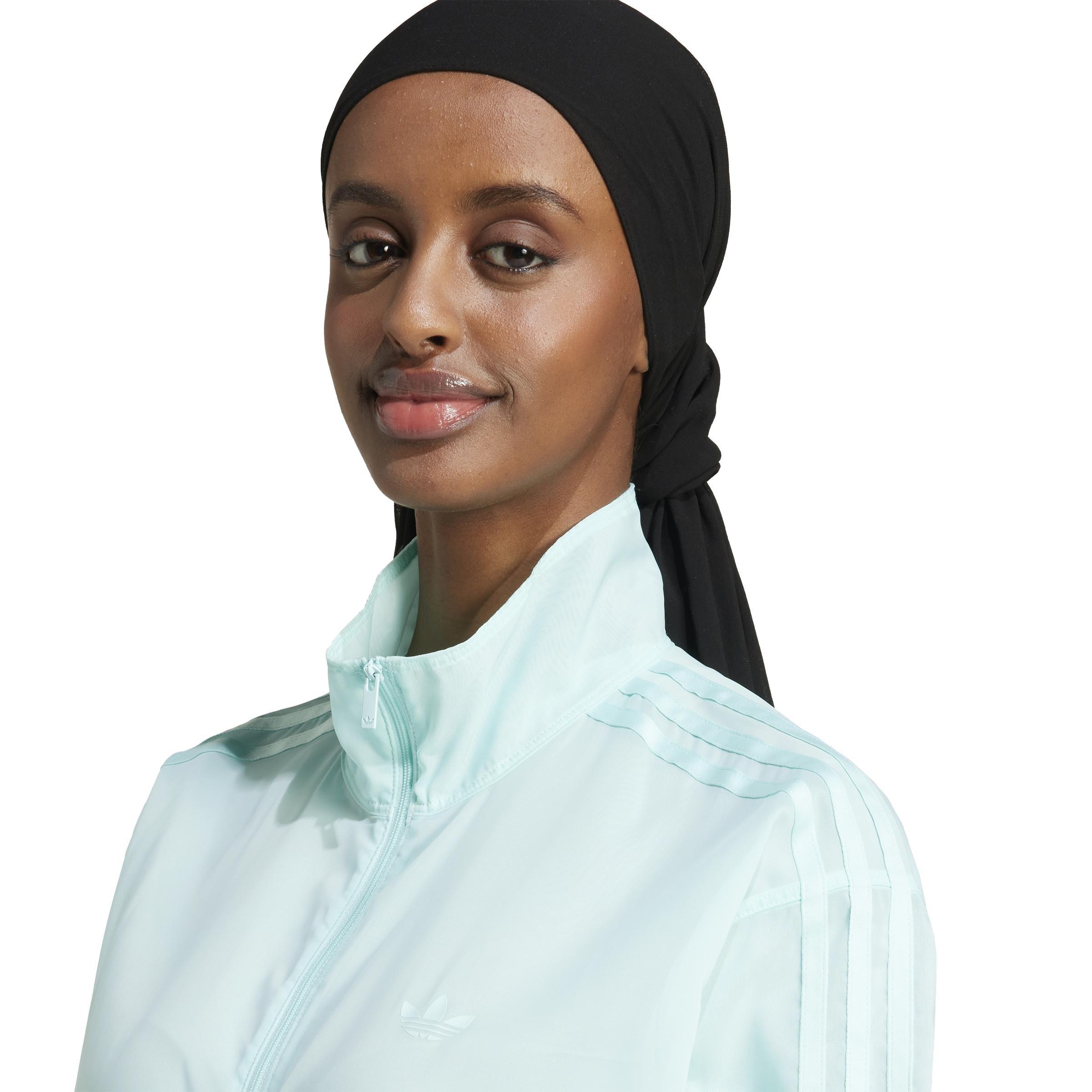 Adicolor Sheer Track Top, Turquoise, A901_ONE, large image number 5