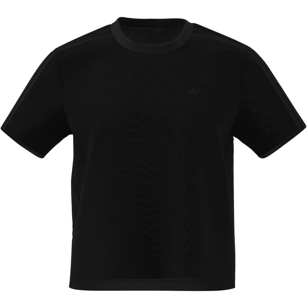 Adicolor Sheer 3-Stripes T-Shirt, Black, A901_ONE, large image number 9