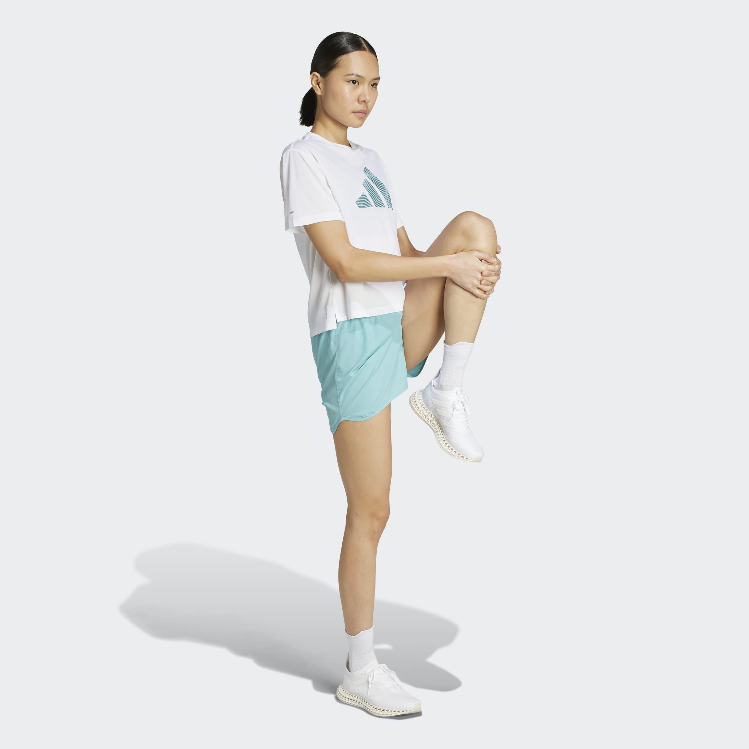 Adi365 Running Essentials Brand Love T-Shirt, White, A901_ONE, large image number 5