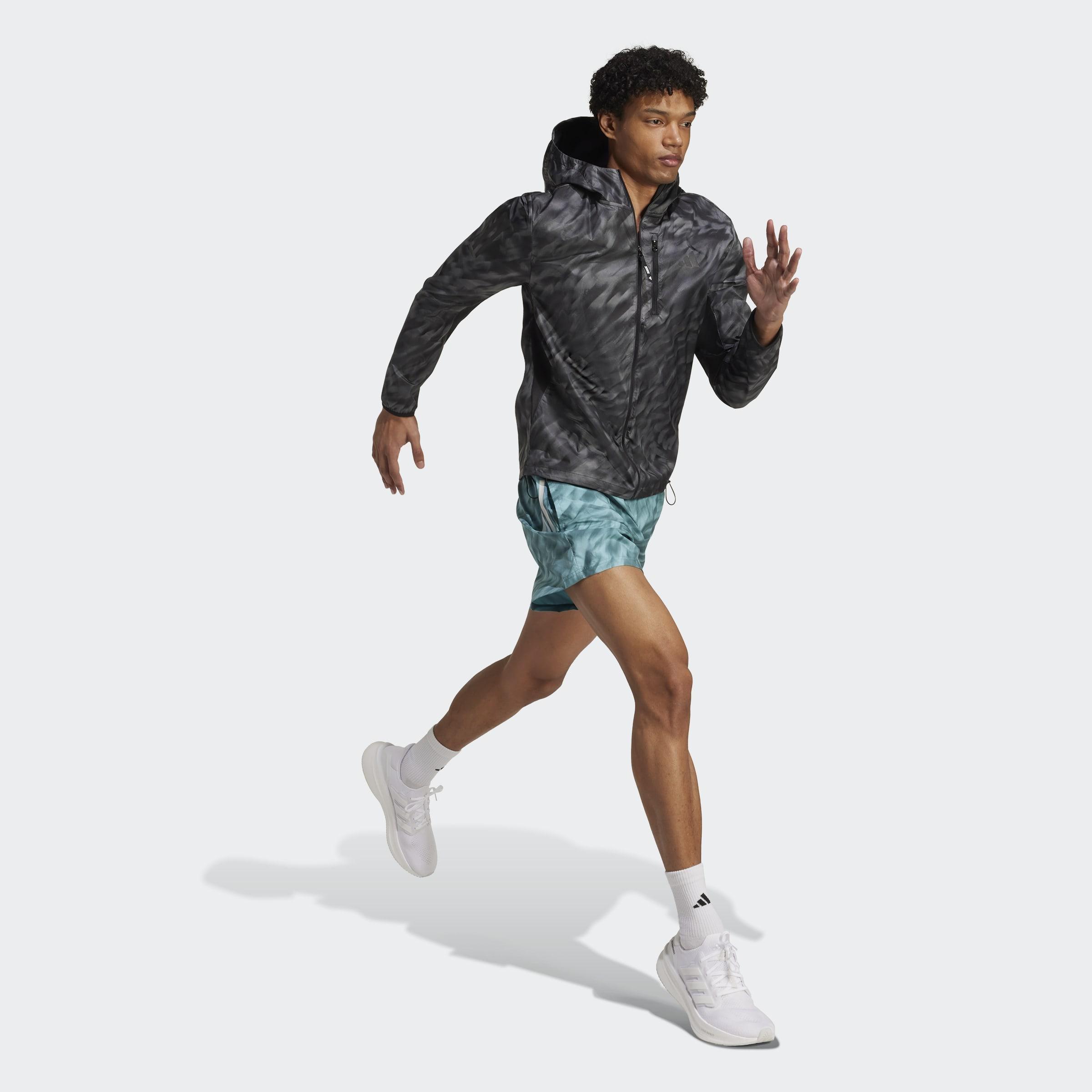 Own The Run Allover Print Jacket, Grey, A901_ONE, large image number 5