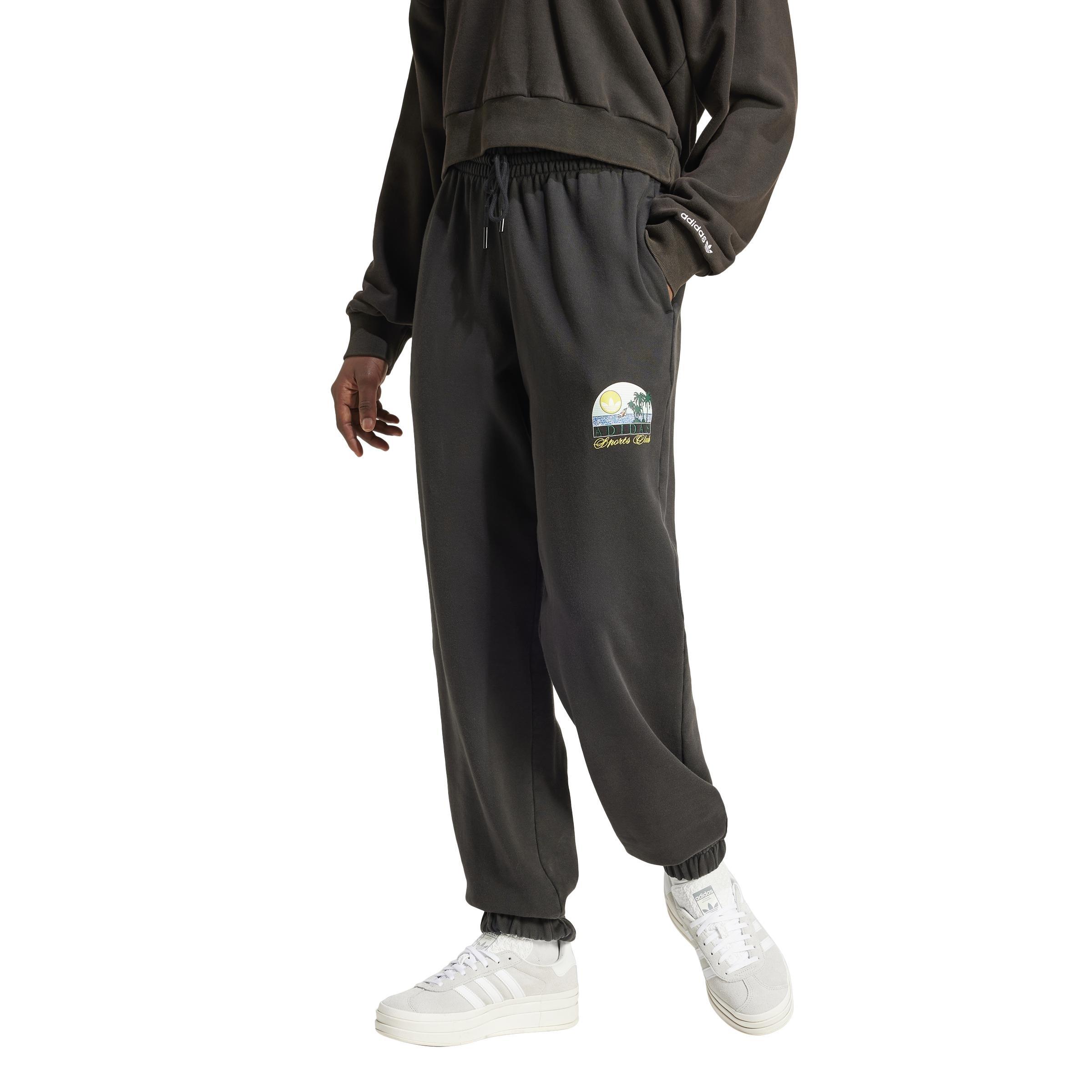 Trefoil Series Island Club Joggers, Black, A901_ONE, large image number 8