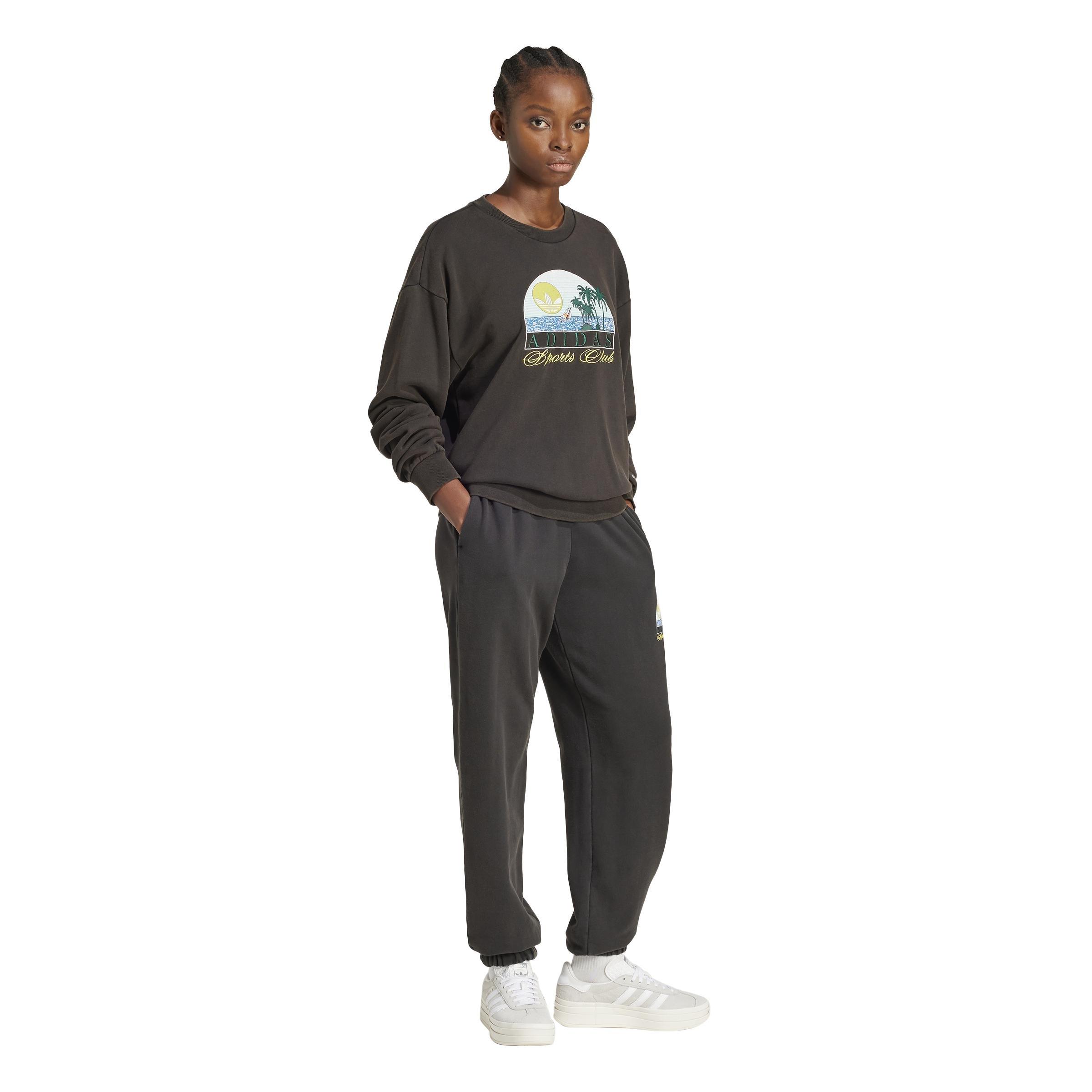 Trefoil Series Island Club Joggers, Black, A901_ONE, large image number 9