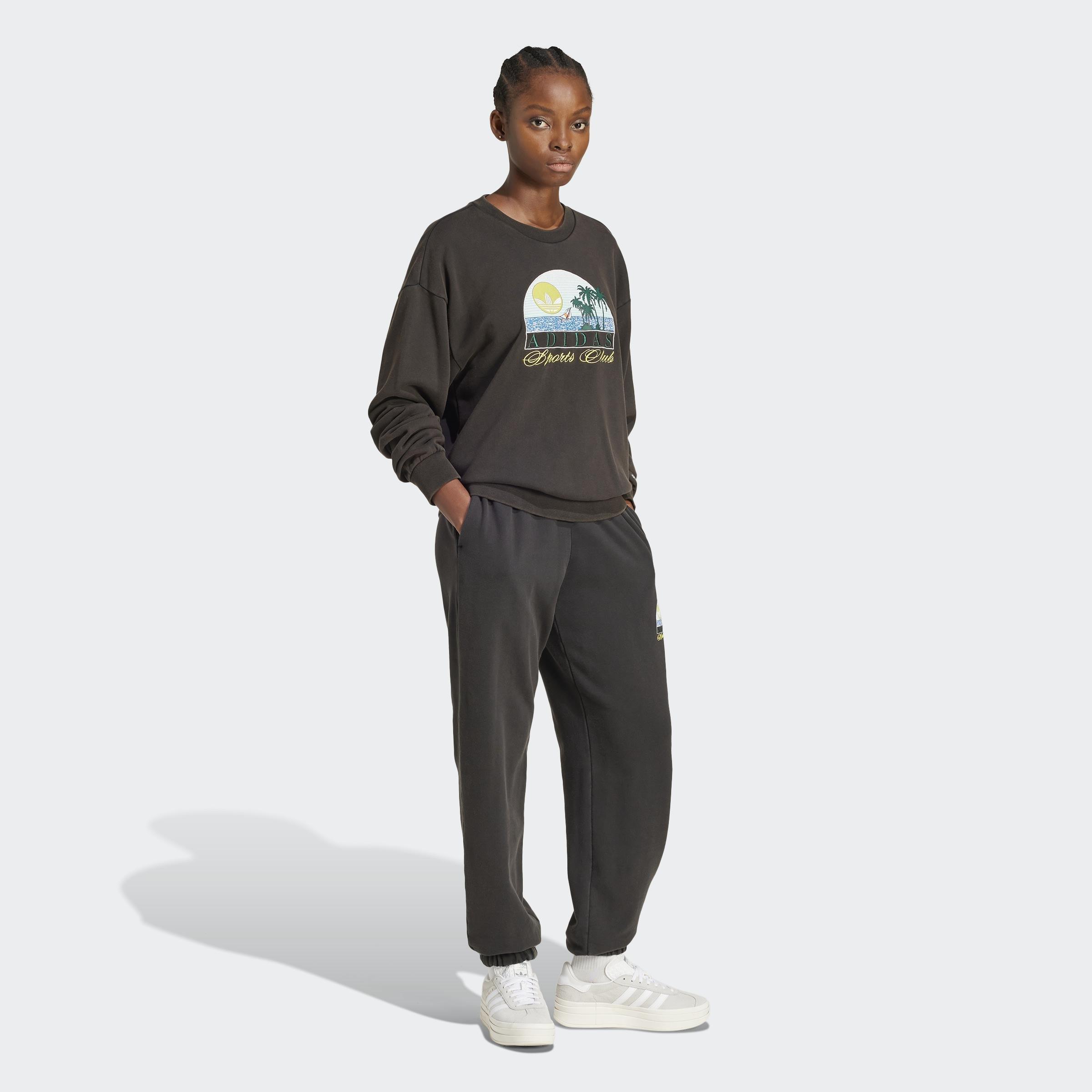 Trefoil Series Island Club Joggers, Black, A901_ONE, large image number 11