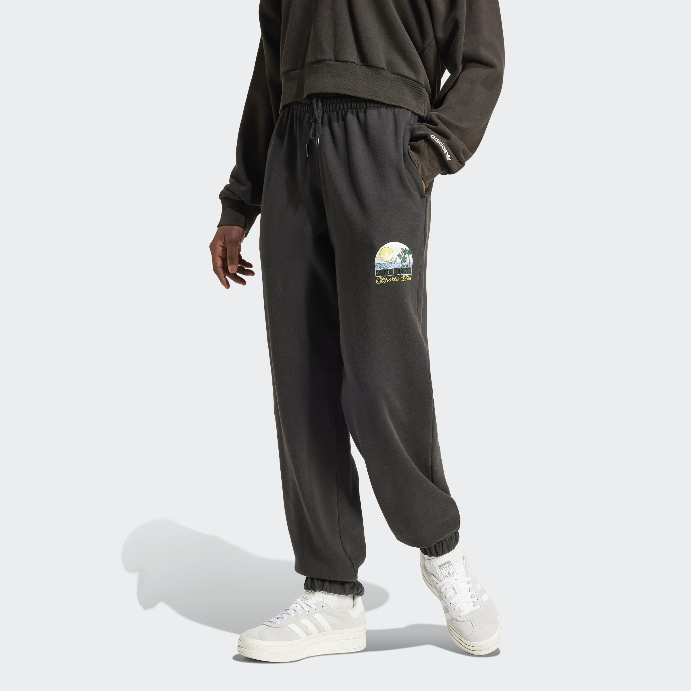 Trefoil Series Island Club Joggers, Black, A901_ONE, large image number 12