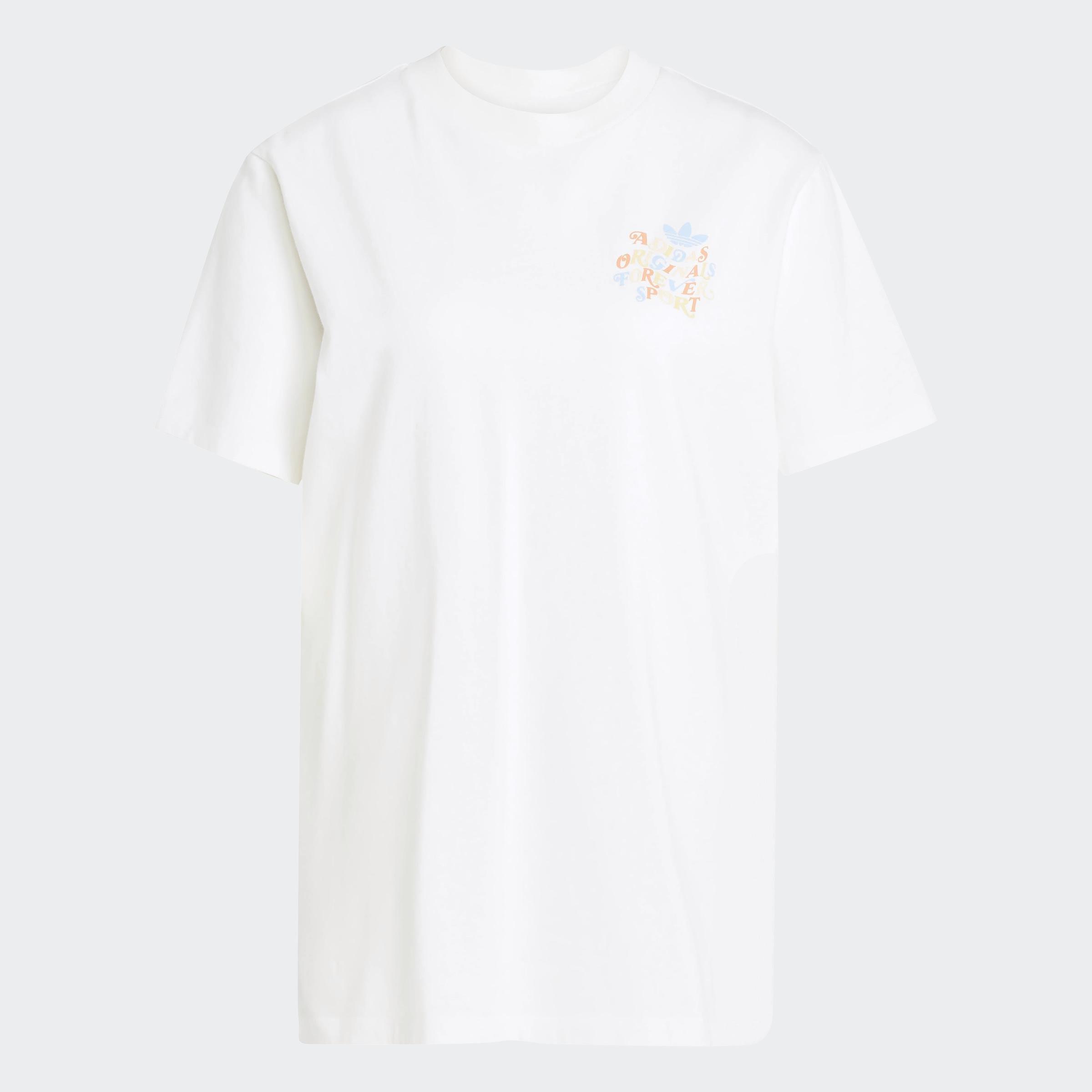 Trefoil Series Forever Originals Loose T-Shirt, White, A901_ONE, large image number 1