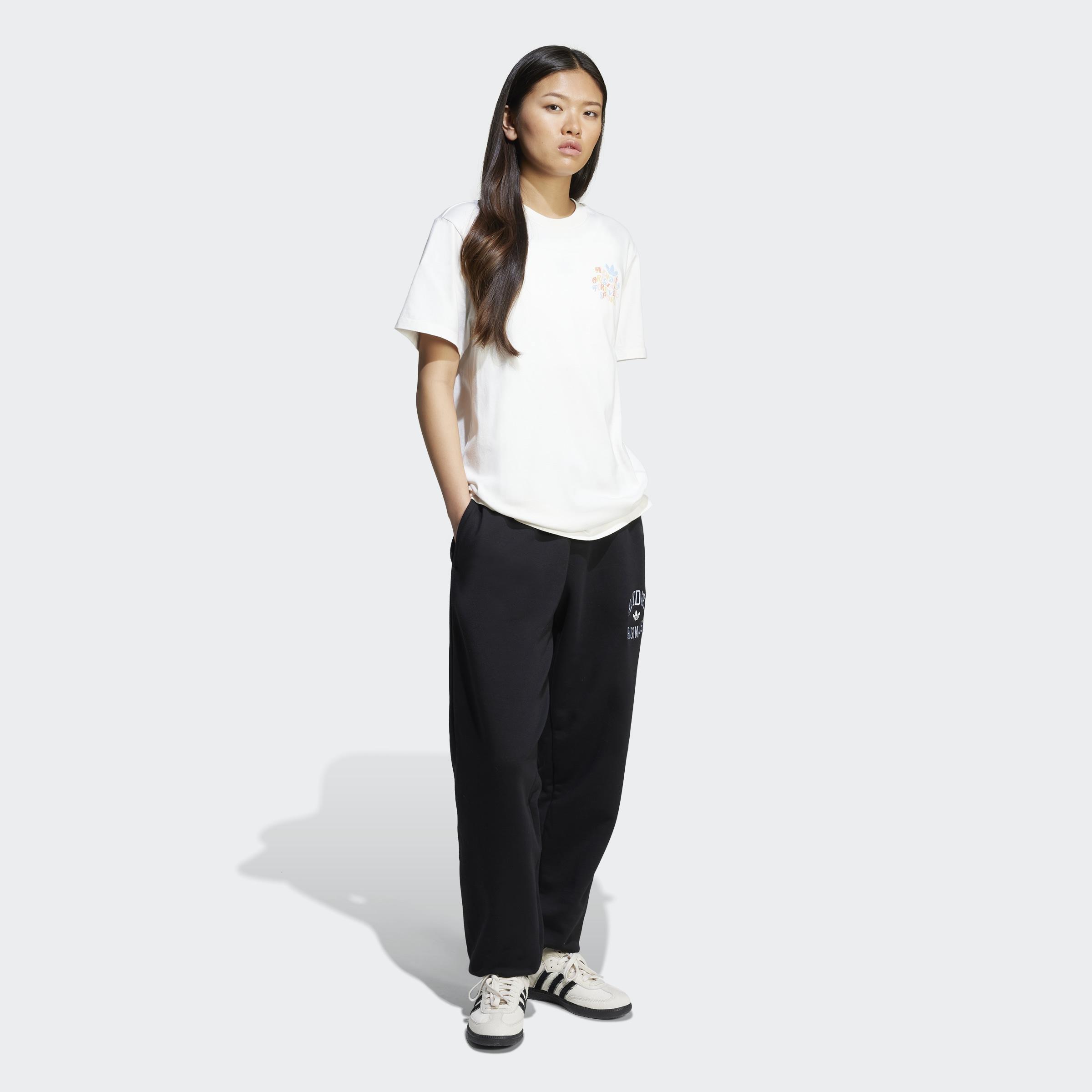 Trefoil Series Forever Originals Loose T-Shirt, White, A901_ONE, large image number 12
