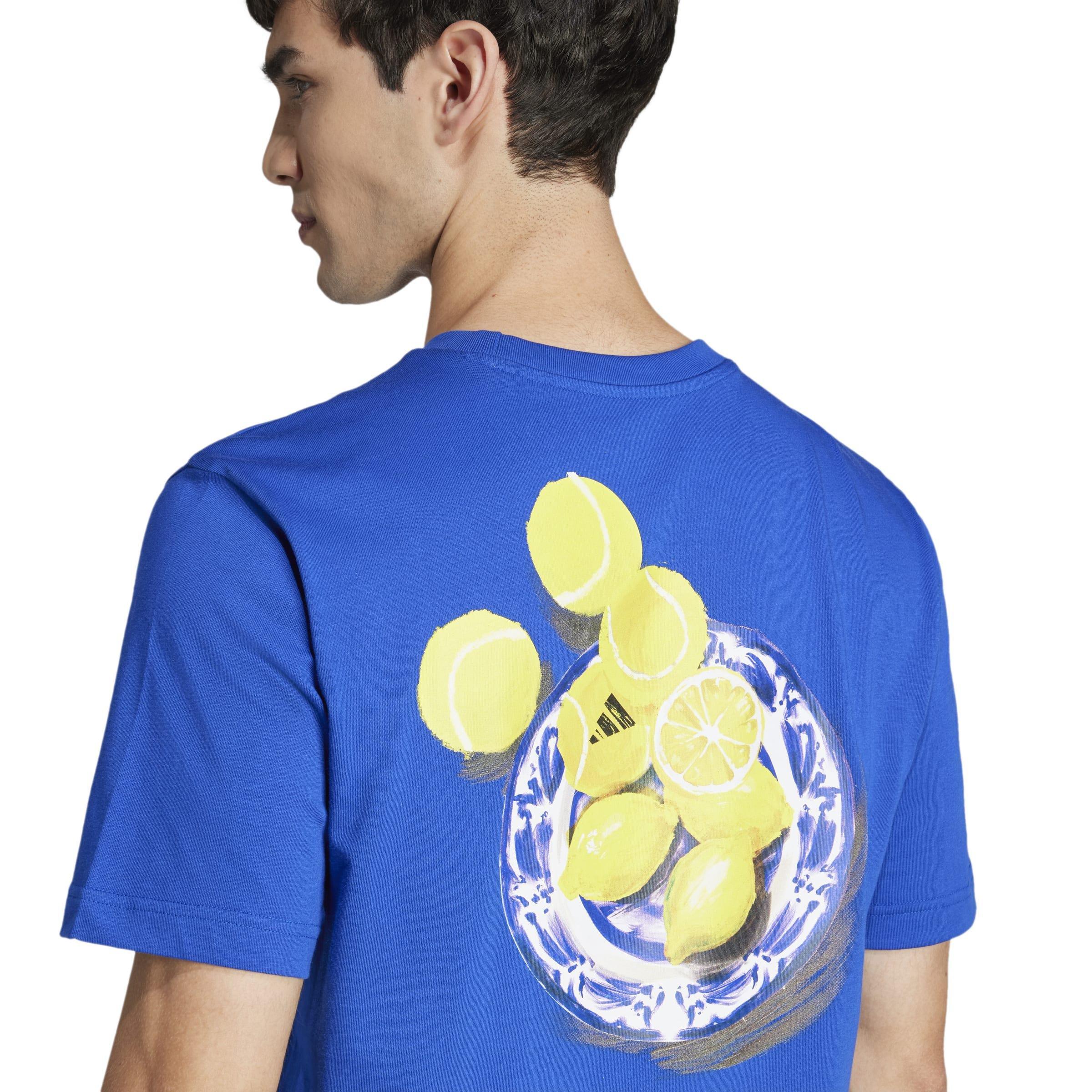 Lounge Still Life Lemons Graphic T-Shirt, Blue, A901_ONE, large image number 3
