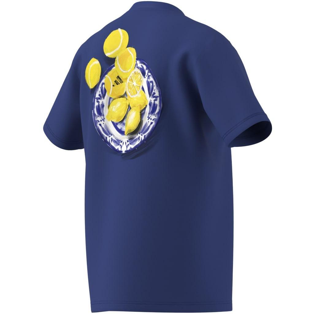 Lounge Still Life Lemons Graphic T-Shirt, Blue, A901_ONE, large image number 10