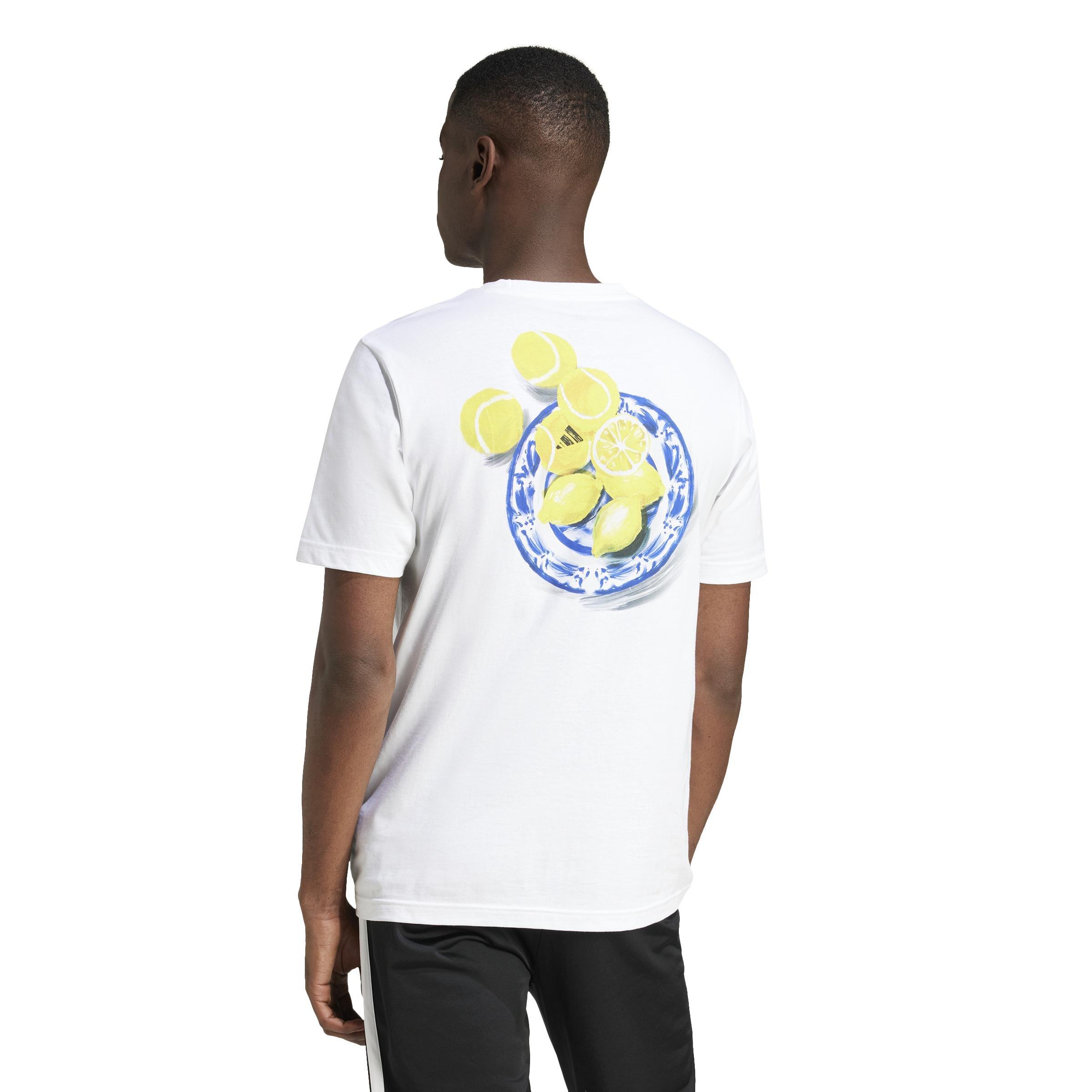 Lounge Still Life Lemons Graphic T-Shirt, White, A901_ONE, large image number 2