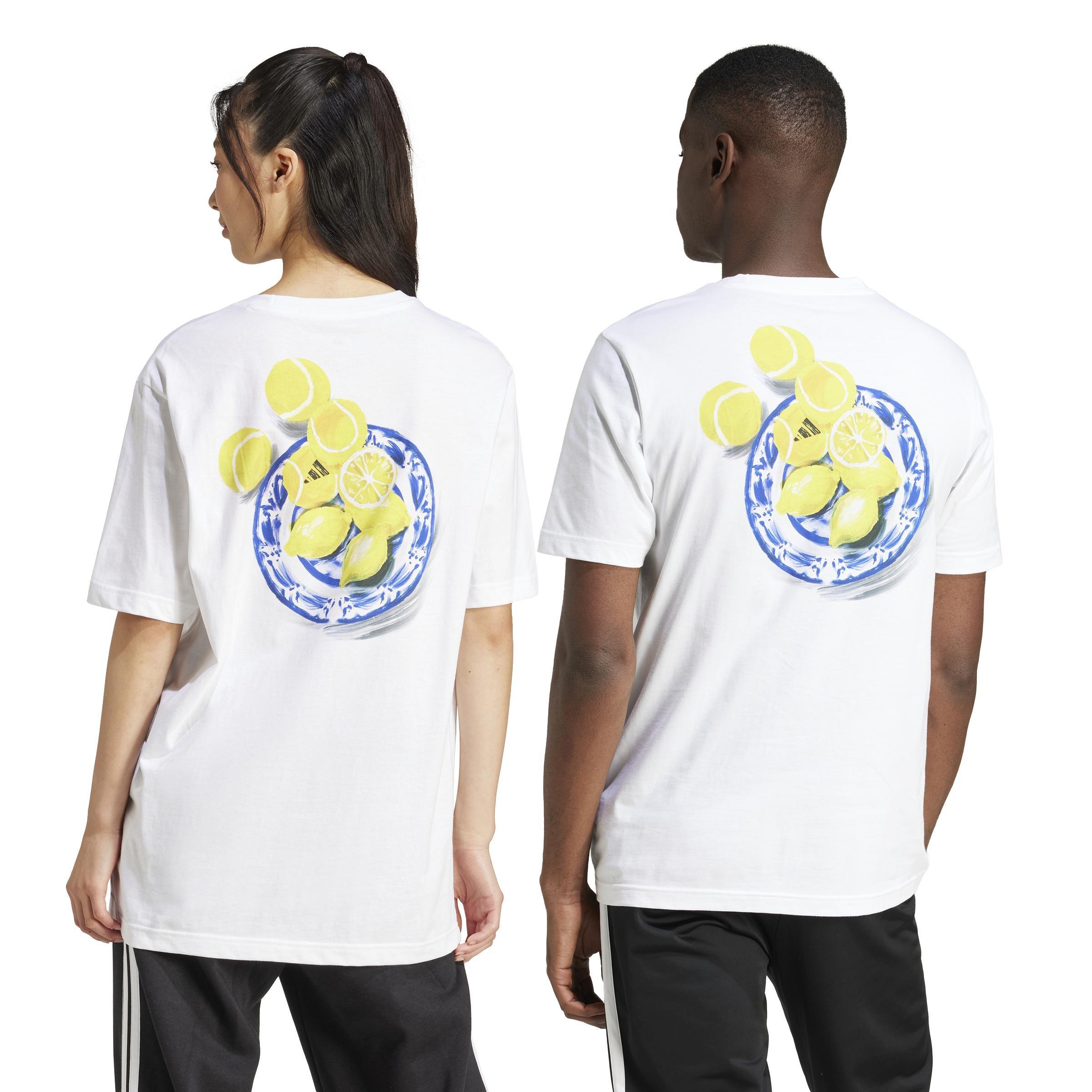 Lounge Still Life Lemons Graphic T-Shirt, White, A901_ONE, large image number 4