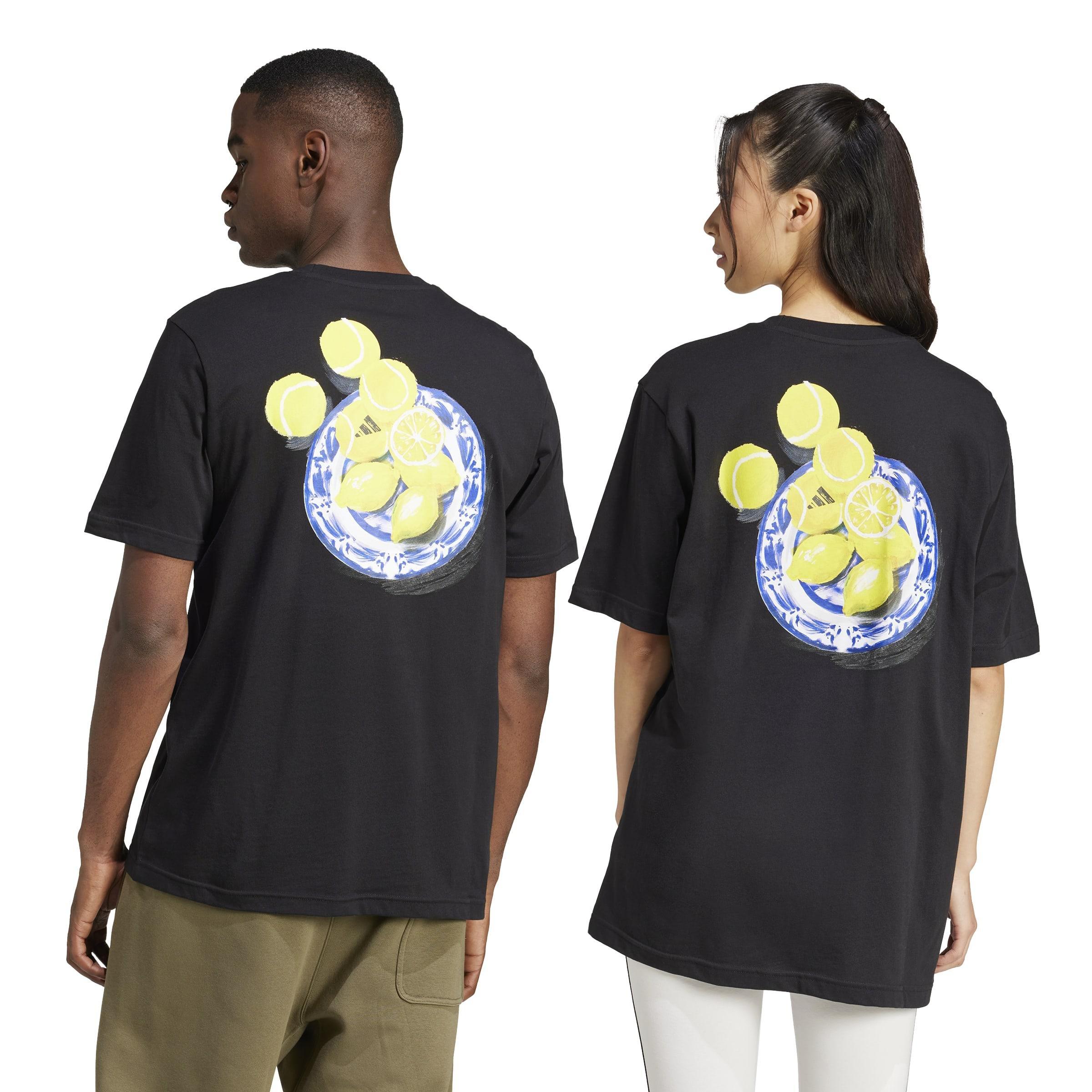Lounge Still Life Lemons Graphic T-Shirt, Black, A901_ONE, large image number 1