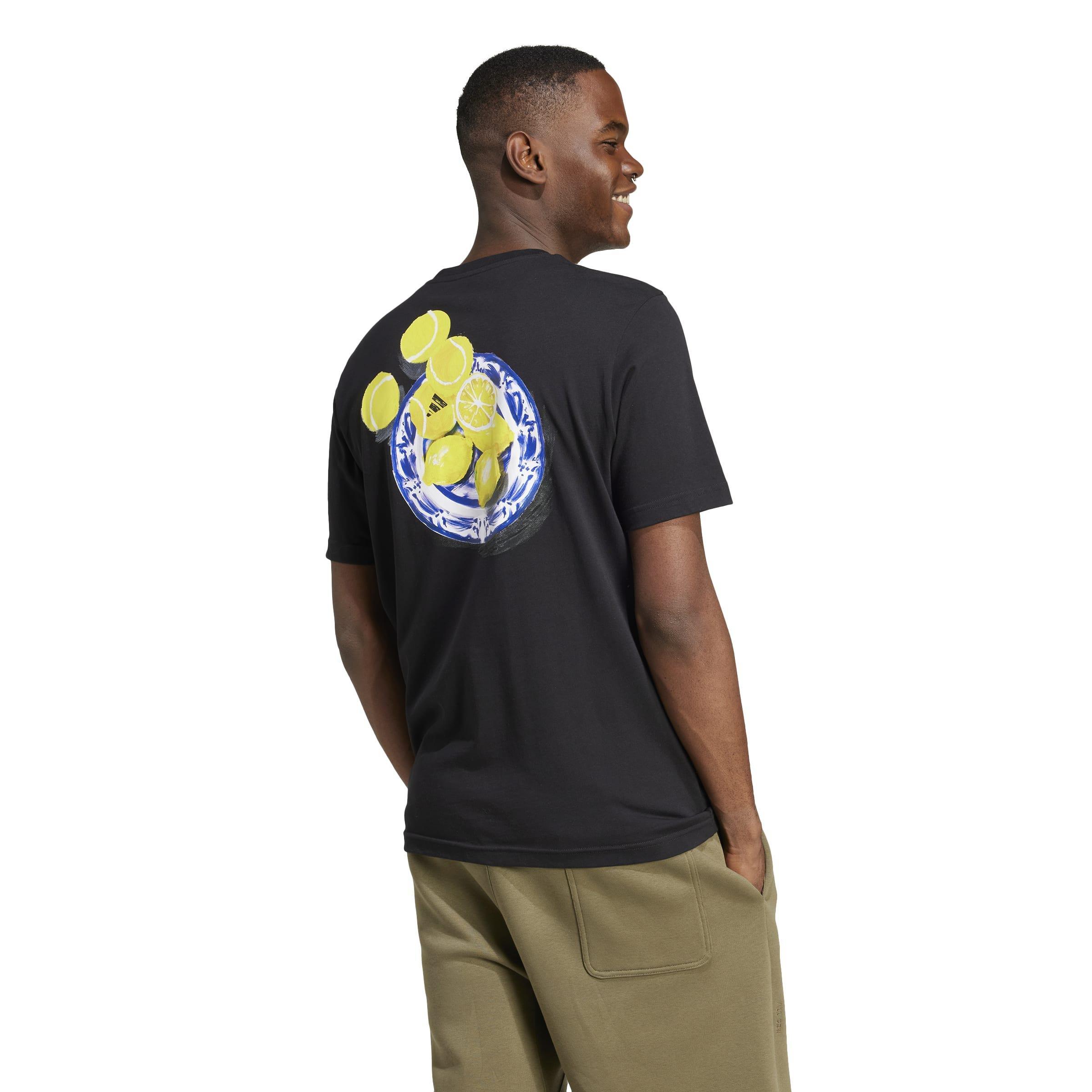 Lounge Still Life Lemons Graphic T-Shirt, Black, A901_ONE, large image number 2