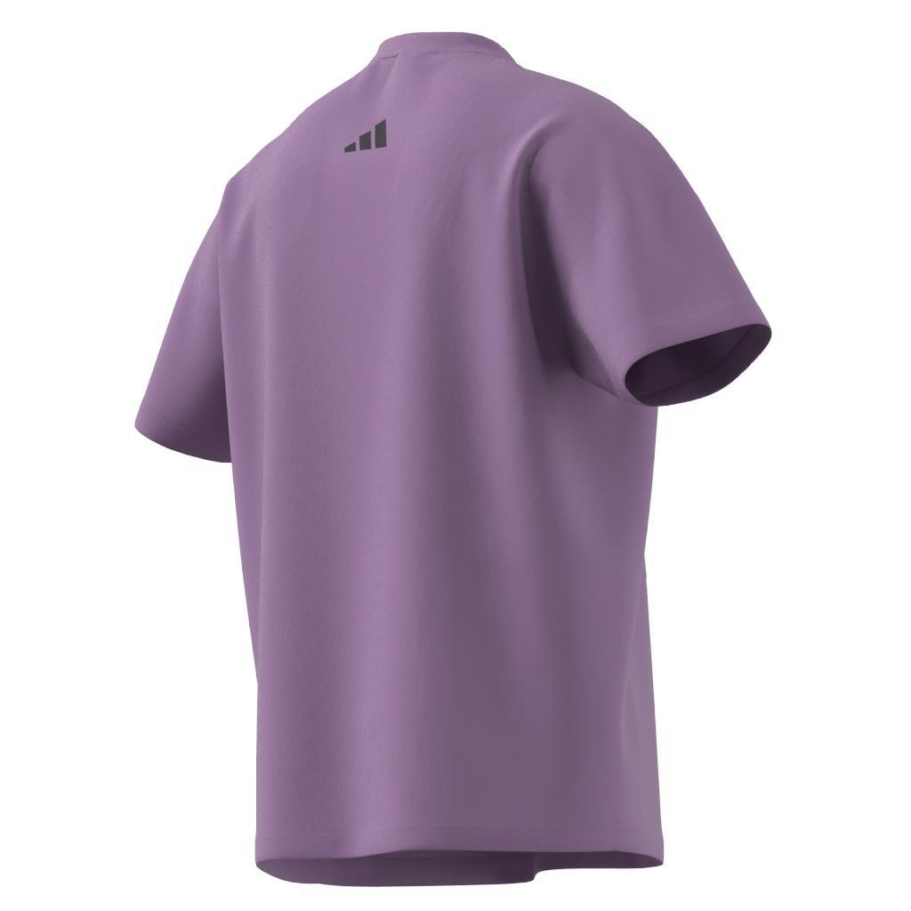 Unisex Bloom Sky Print T-Shirt, Purple, A901_ONE, large image number 8