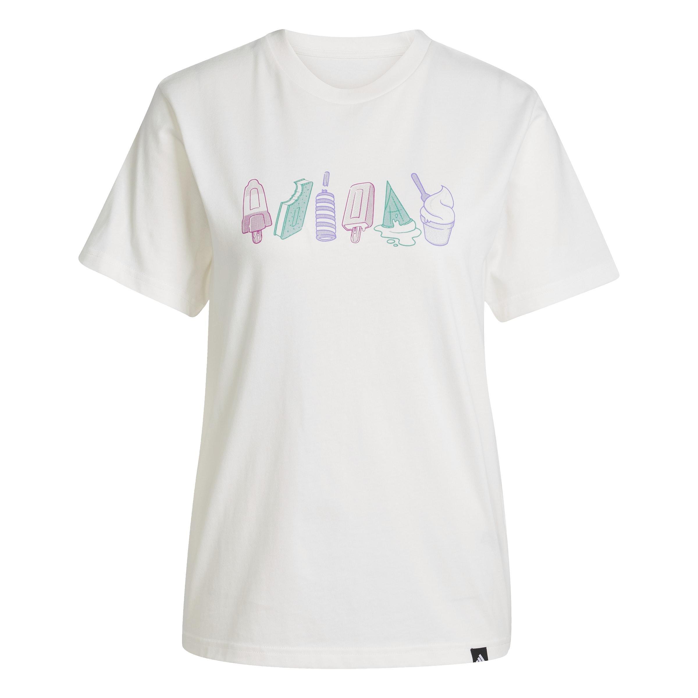 Lounge Food Graphic T-Shirt, White, A901_ONE, large image number 0