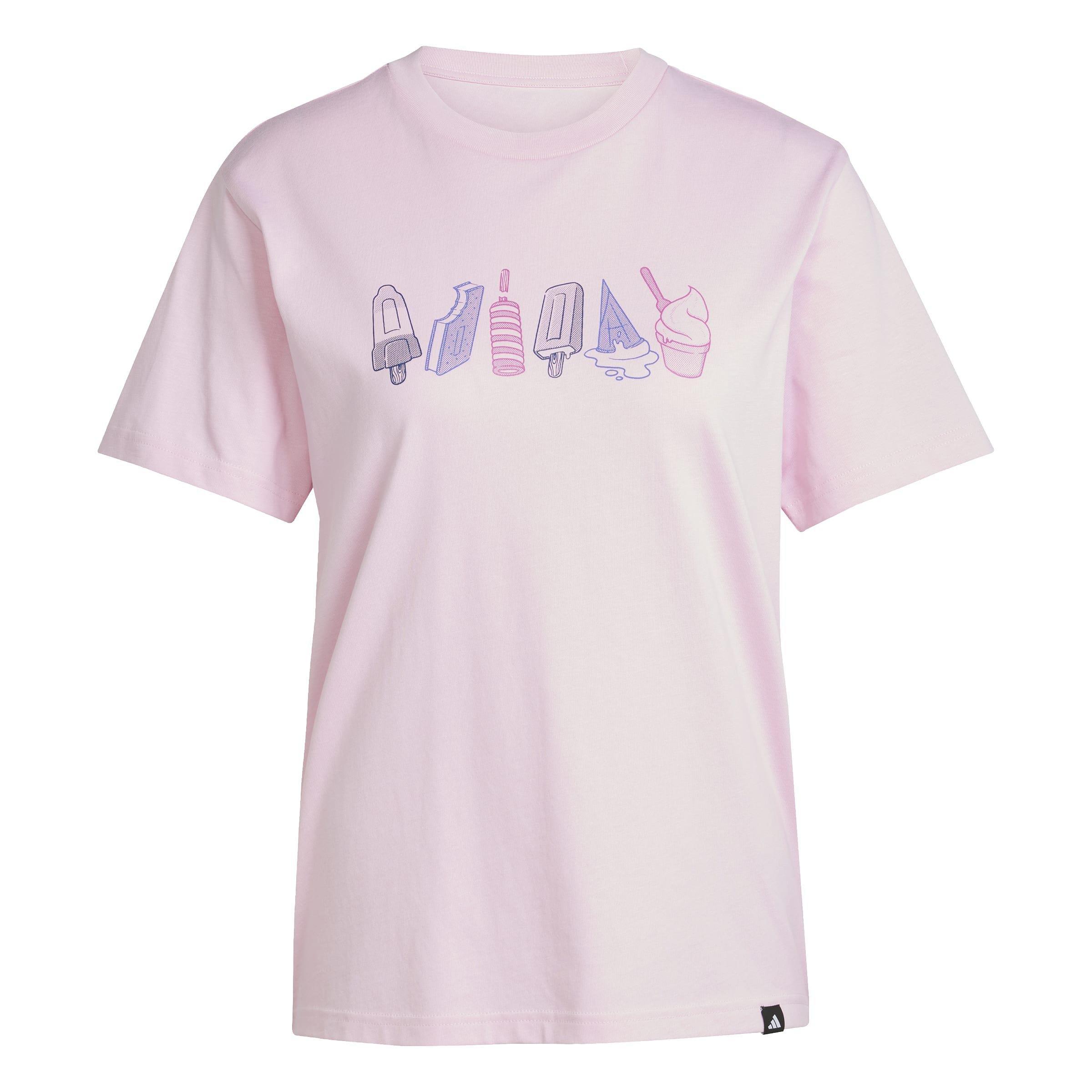 Lounge Food Graphic T-Shirt, Pink, A901_ONE, large image number 0