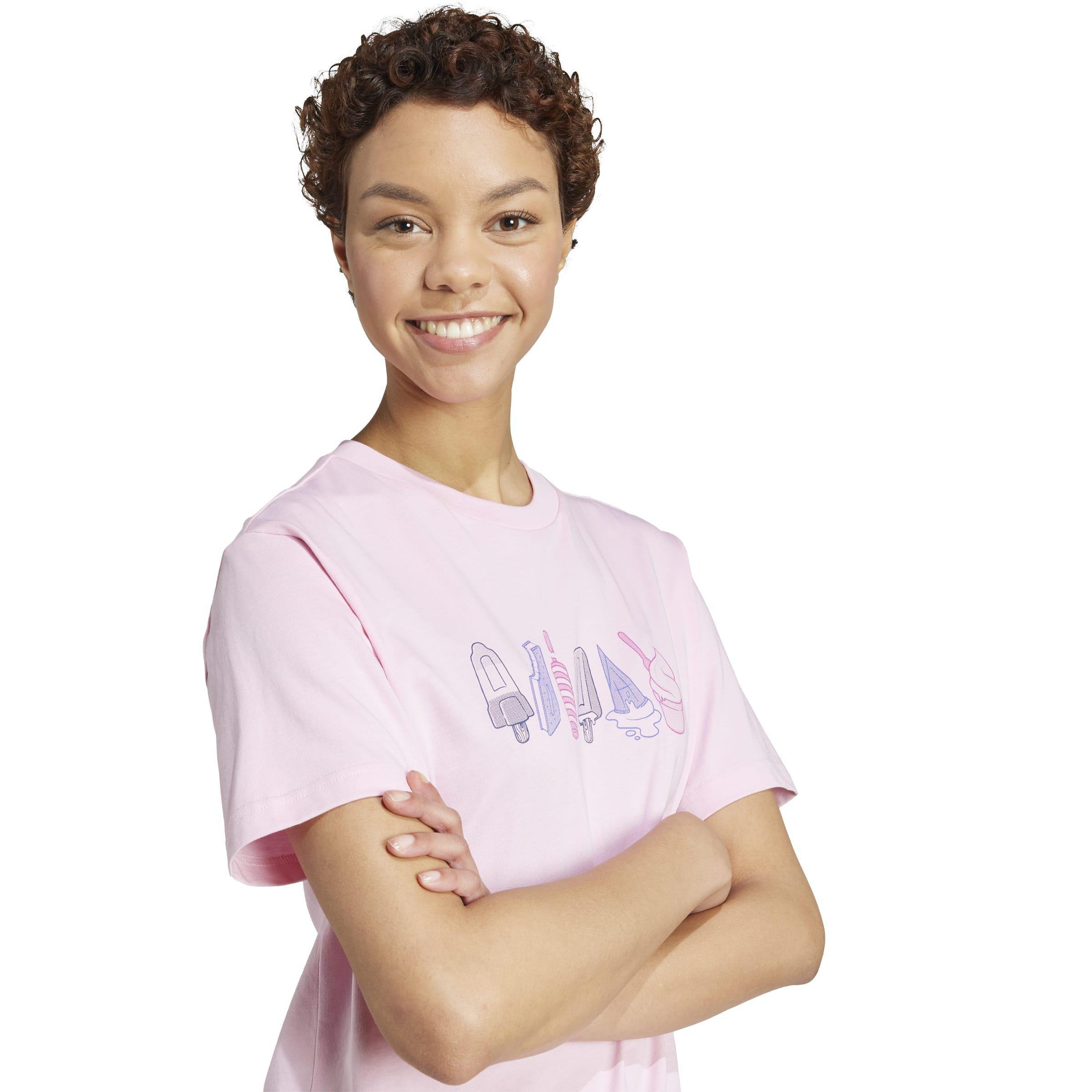 Lounge Food Graphic T-Shirt, Pink, A901_ONE, large image number 3