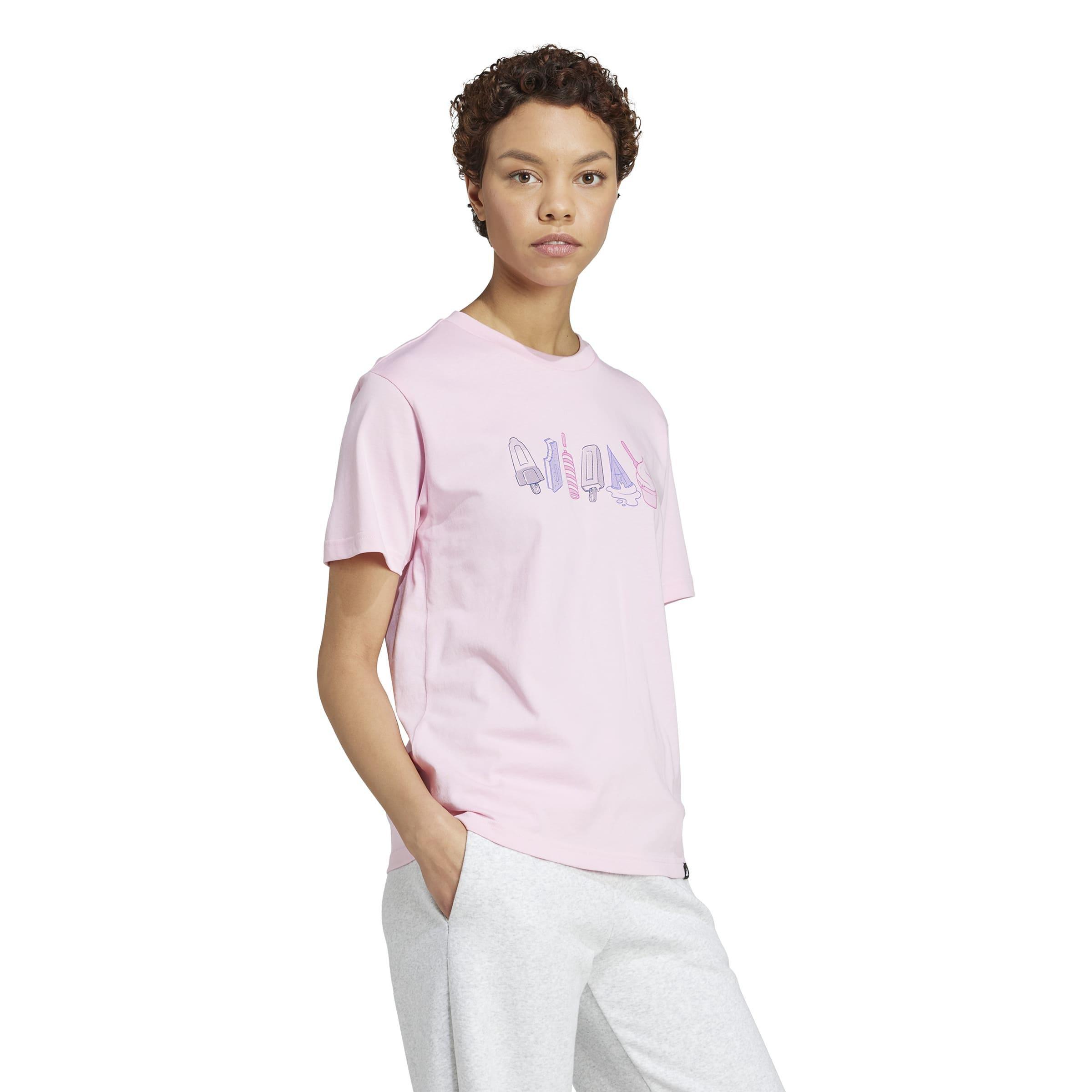 Lounge Food Graphic T-Shirt, Pink, A901_ONE, large image number 5