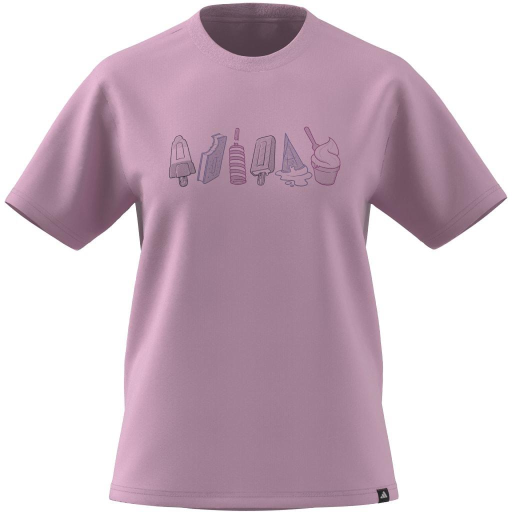 Lounge Food Graphic T-Shirt, Pink, A901_ONE, large image number 6