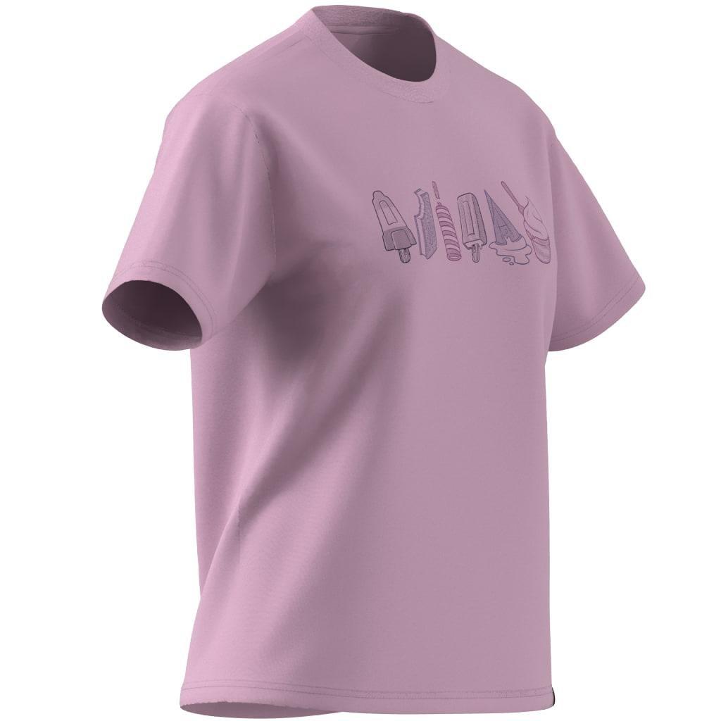 Lounge Food Graphic T-Shirt, Pink, A901_ONE, large image number 7