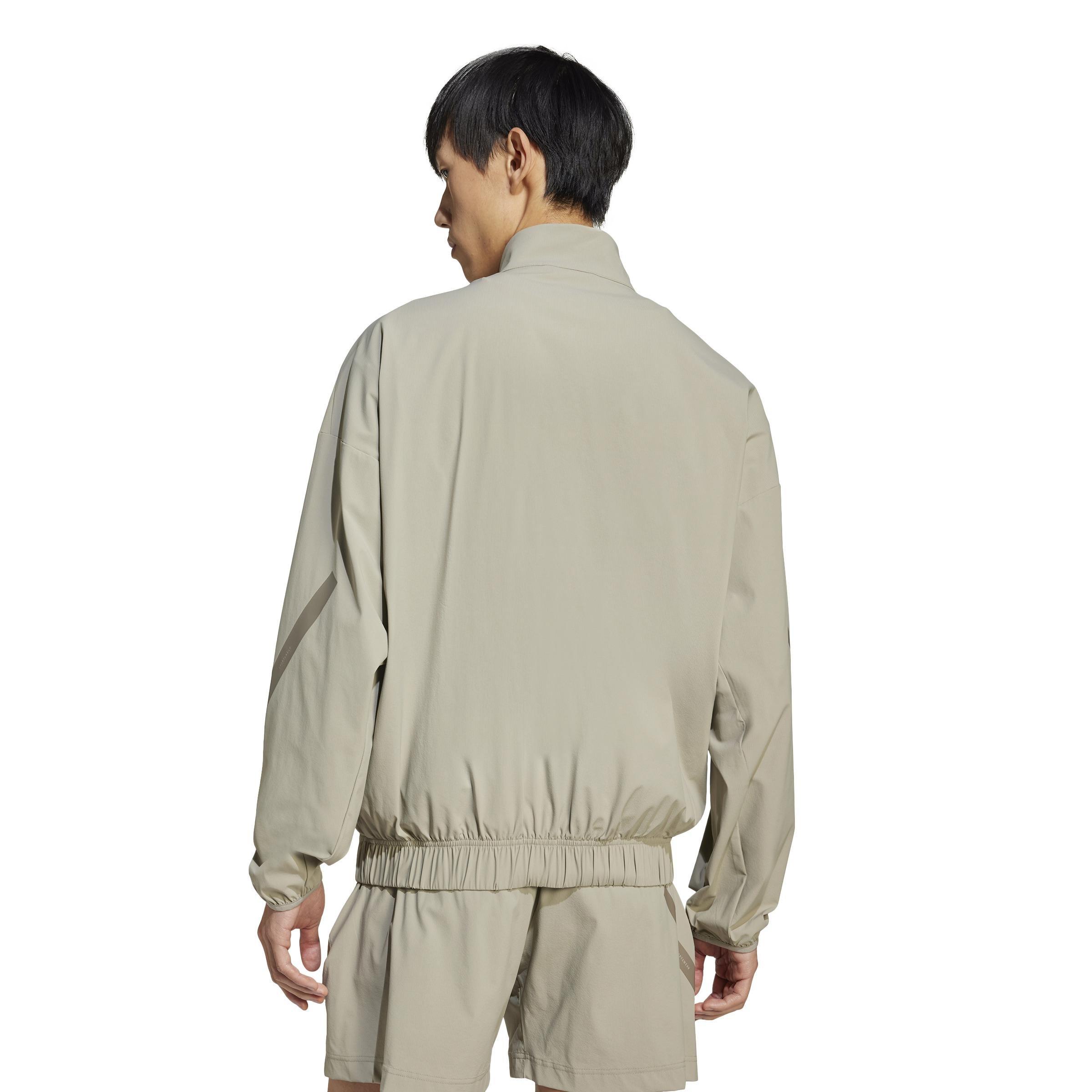 adidas Z.N.E. Woven Track Top, Beige, A901_ONE, large image number 2